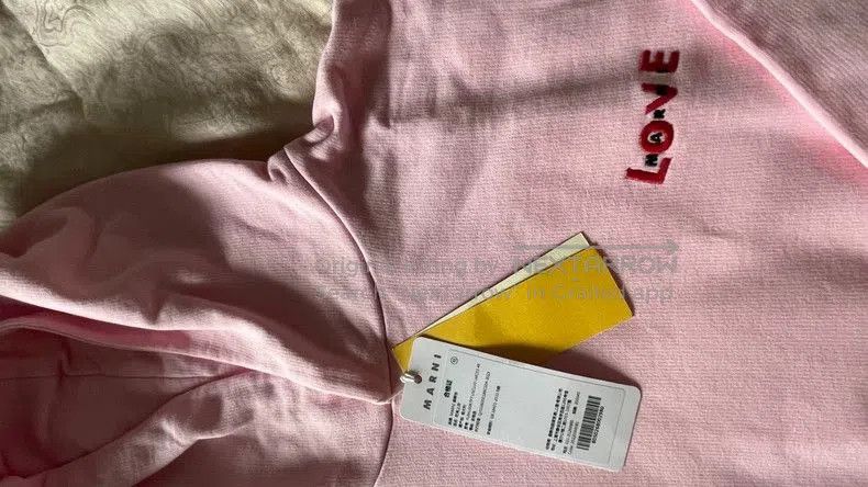 Marni Marni Pink Embroidered Men's Hoodie. Size US M / EU 48-50 / 2 - 3 Thumbnail