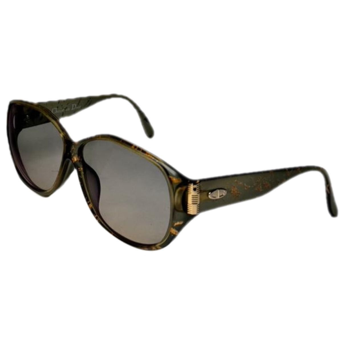 Dior Gold Plastic Sunglasses Size ONE SIZE - 1 Thumbnail