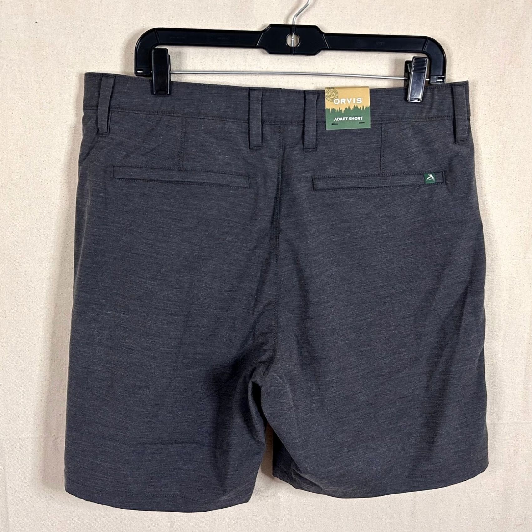 Orvis Orvis Gray Heather Cotton Blend Adapt Short Outdoors Quick Dry Chino 34x7.5 Mens Size US 34 / EU 50 - 5 Thumbnail