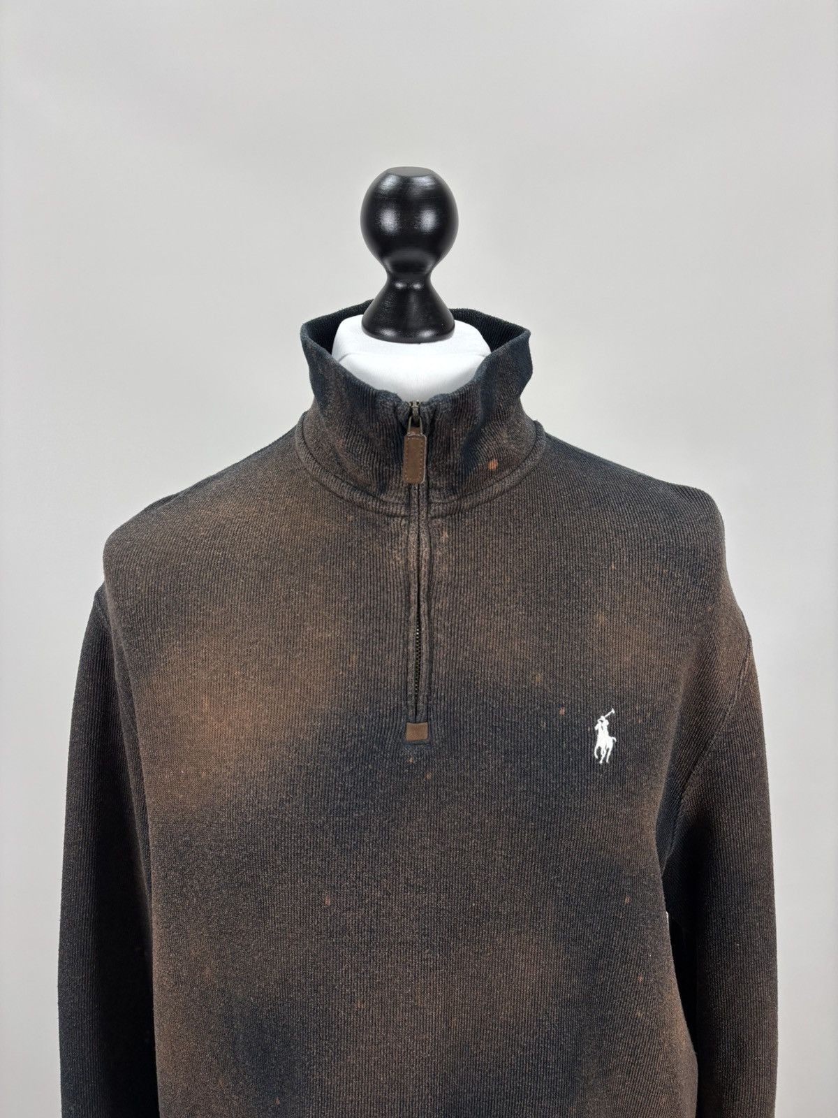 Polo Ralph Lauren × Vintage Mens vintage sweatshirt handmade custom Polo Ralph Lauren Size US L / EU 52-54 / 3 - 2 Thumbnail