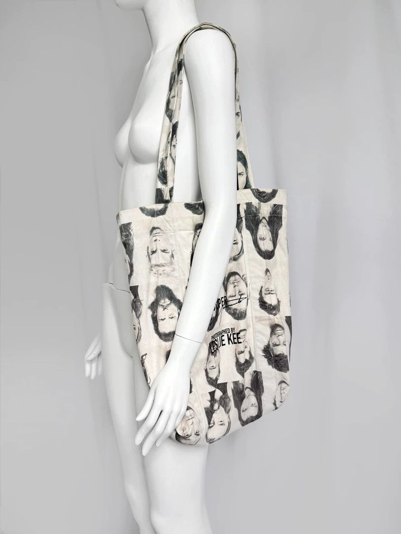 Yohji Yamamoto yohji yamamoto 13ss Portrait Print Tote Bag Size ONE SIZE - 9 Thumbnail