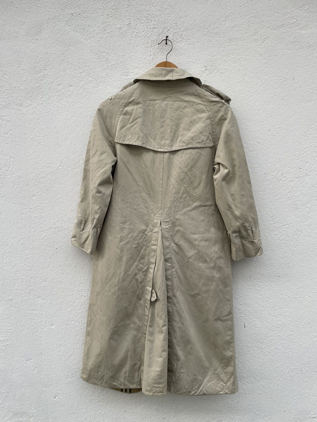 Burberry Prorsum × Vintage Vintage Burberrys Double Breasted Nova Check Trench Jacket Size US M / EU 48-50 / 2 - 6 Thumbnail