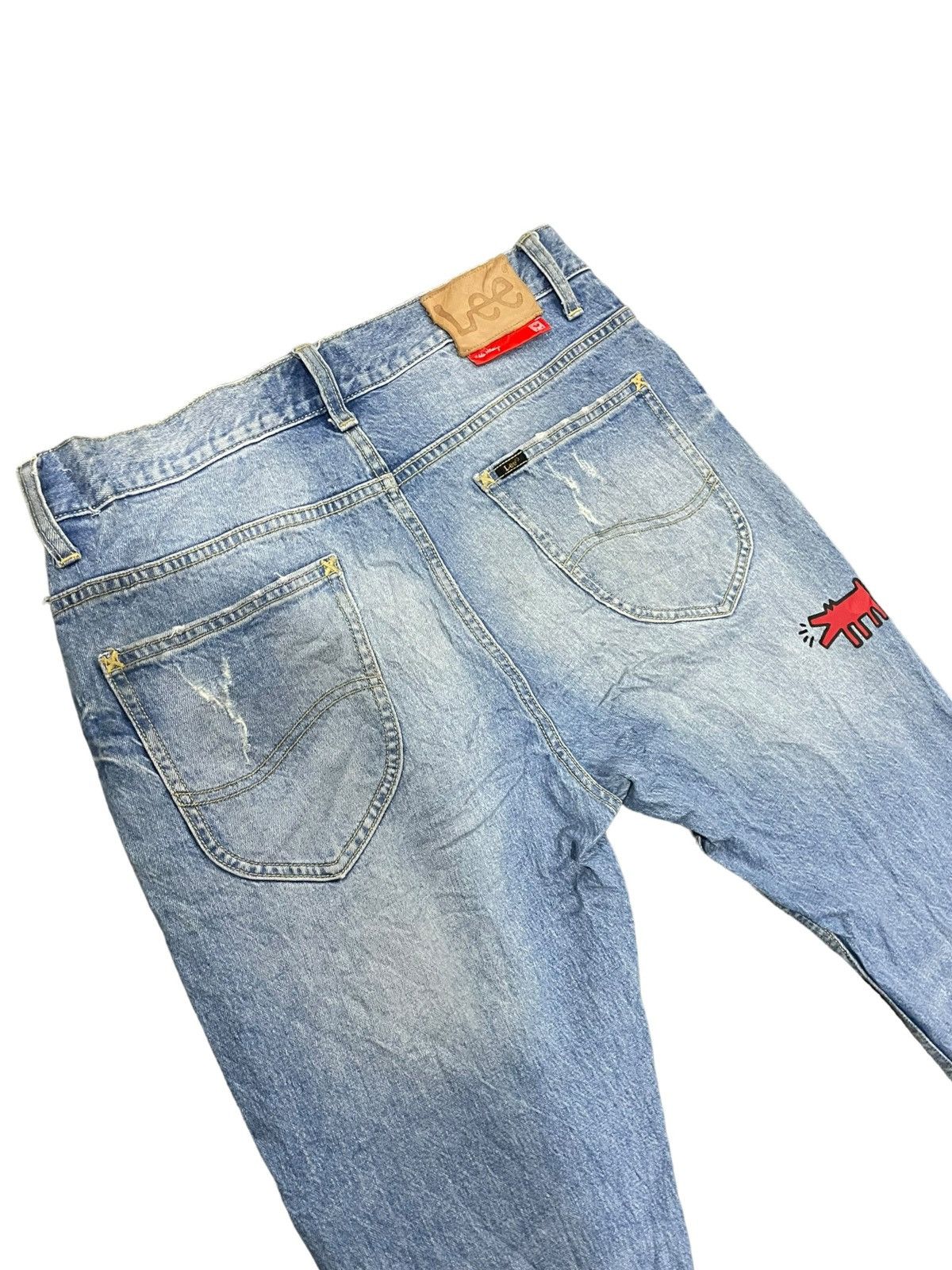 Keith Haring × Lee Lee x Keith Haring Skinny Denim Size US 33 - 8 Thumbnail