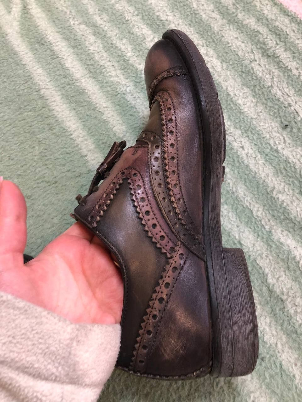 Dolce & Gabbana Vintage Dolce Gabbana Leather Oxford Shoes 5 Mens Size US 5 / EU 37 - 12 Thumbnail