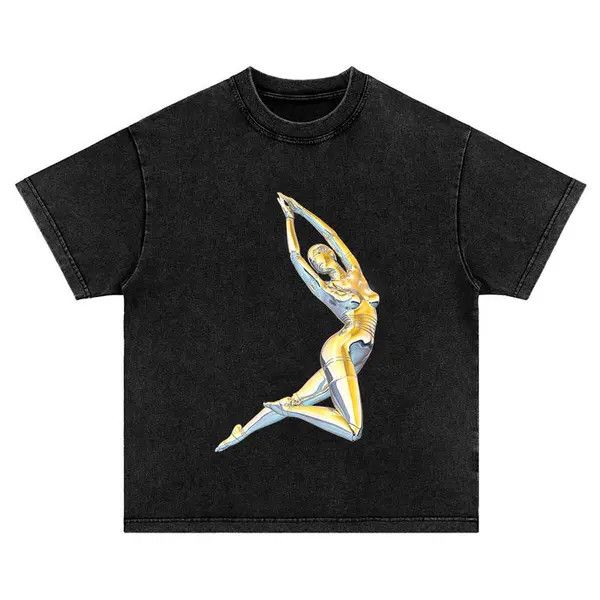 VIBE Robot Printed Vtg Shirt Size US M / EU 48-50 / 2 - 3 Thumbnail