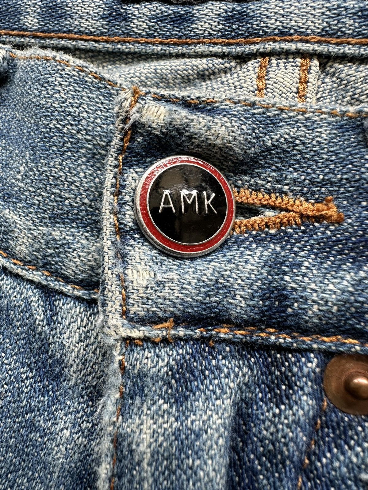 Andrew Mackenzie 00's archive Andrew Mackenzie hybrid distressed denim Size US 31 - 21 Thumbnail