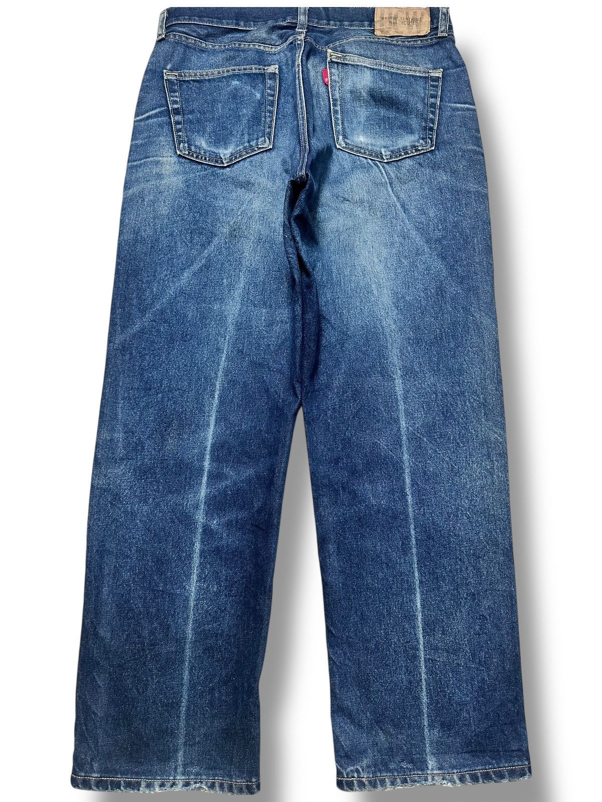 Warehouse Unique Clothing Warehouse Single R Baggy Loose and Faded Size US 33 - 2 Thumbnail