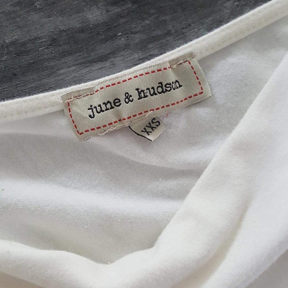 Designer White Knot Detailed J&H Mini Size XXS / US 00 / IT 34 - 4 Thumbnail