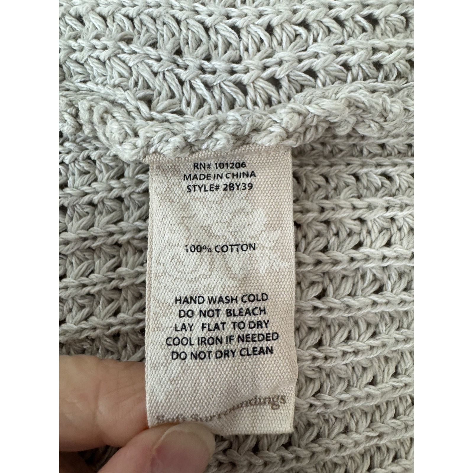 Other Oversized Cardigan Sweater Beige Waffle-Knit Shell Medium Size M / US 6-8 / IT 42-44 - 7 Thumbnail