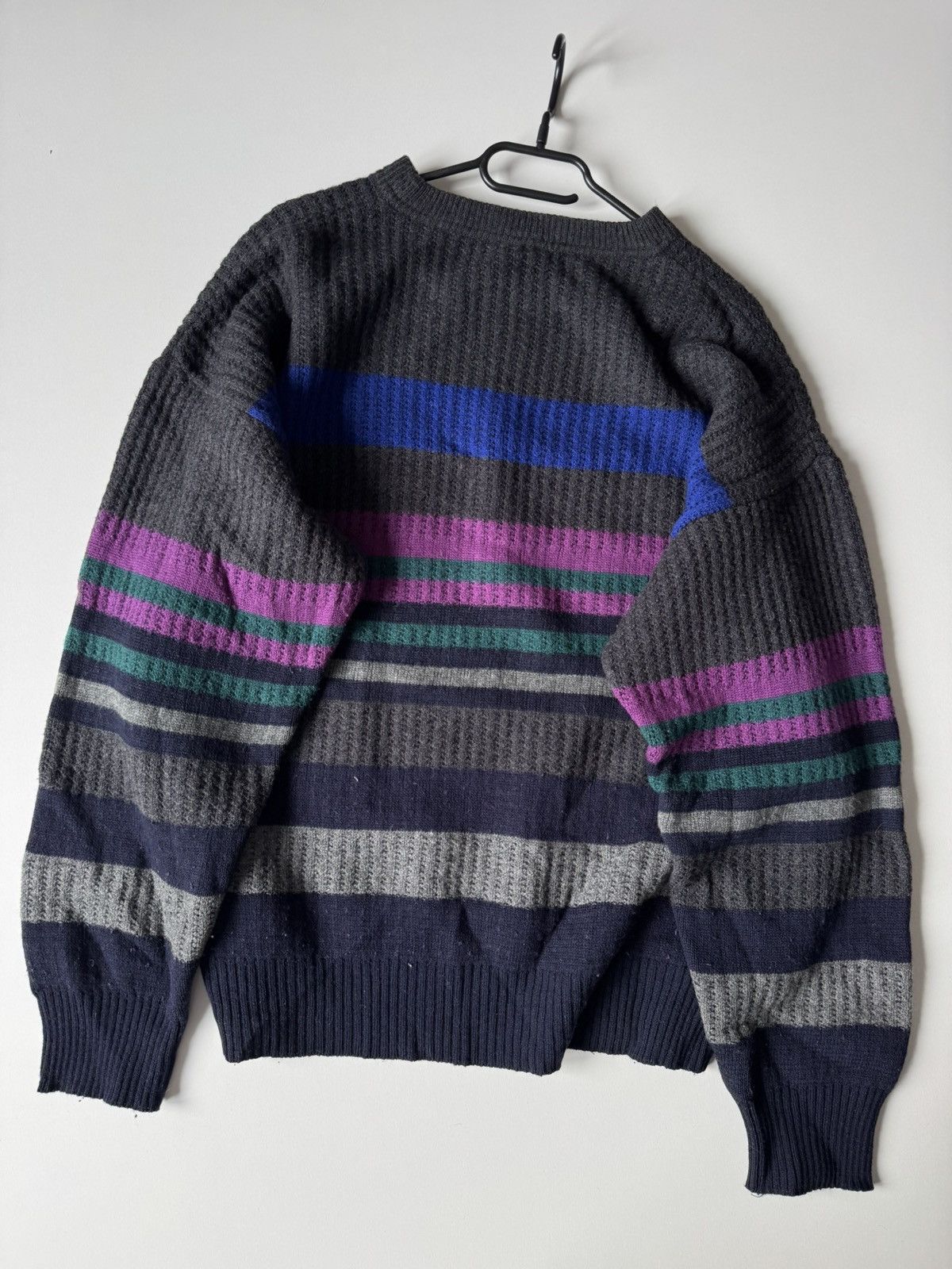 Vintage Vintage Aztec Print Wool Boxy Fit Sweater grandpa knit ald Size US L / EU 52-54 / 3 - 5 Thumbnail