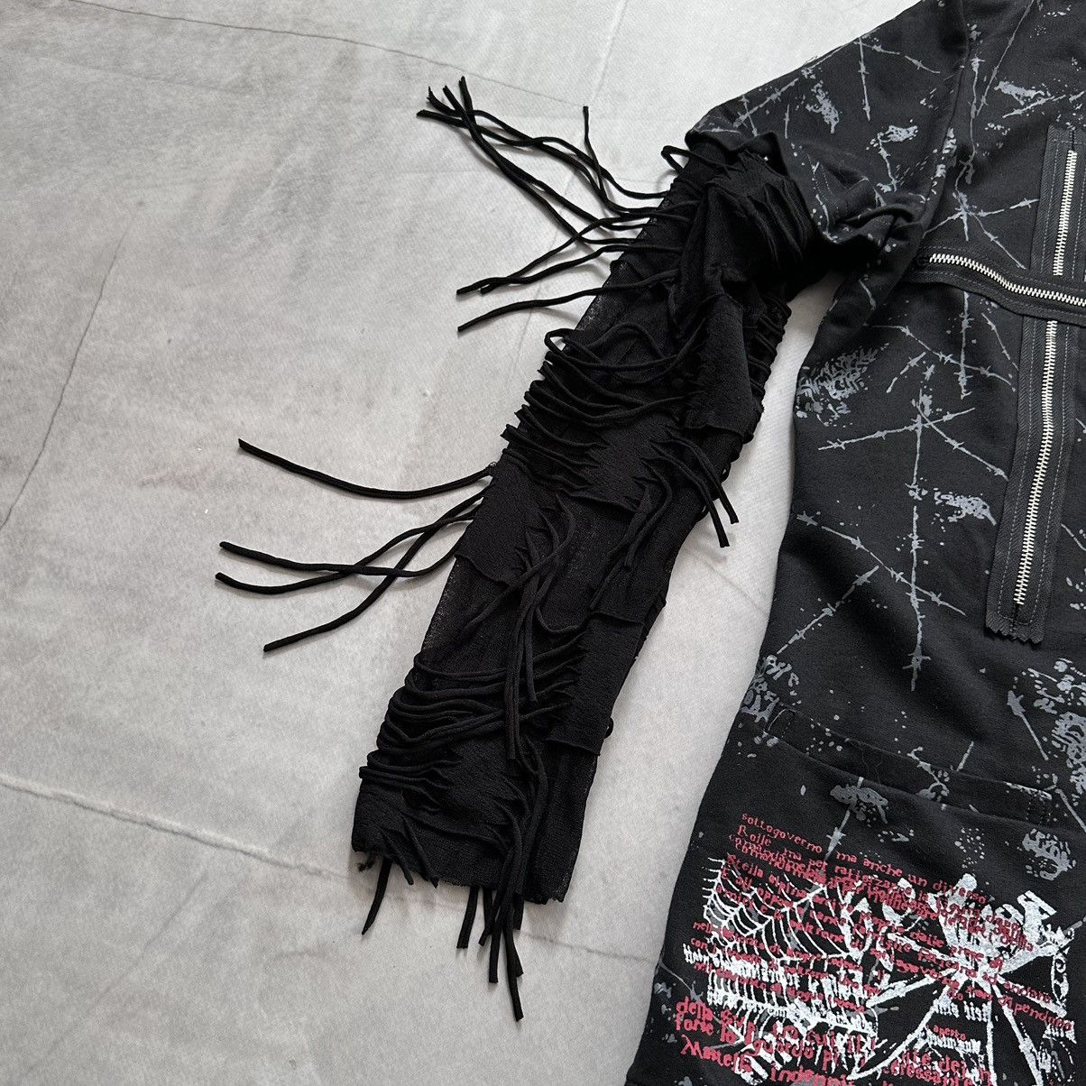 Hysteric Glamour × Undercover Punk Bondage Tripp NYC Impala Style Zip Hoodie Mesh Sleeves Size US S / EU 44-46 / 1 - 7 Thumbnail