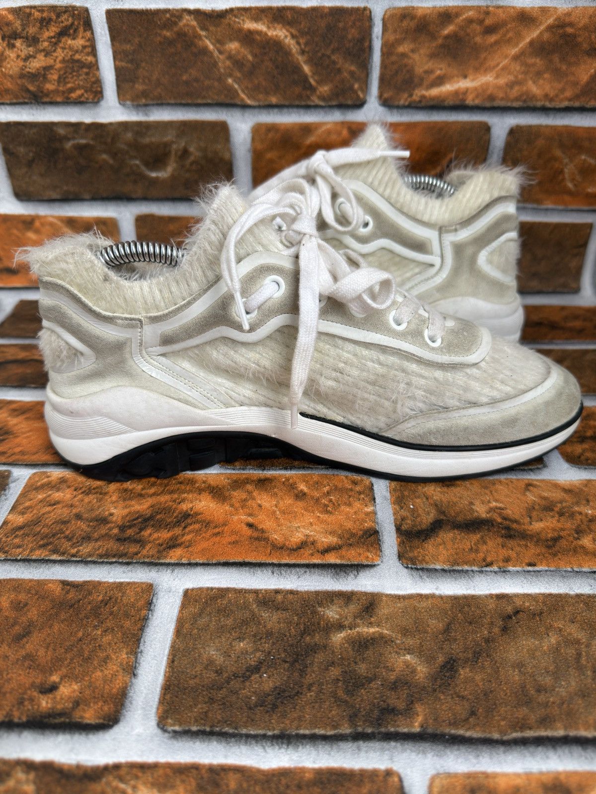 Chanel 🥶🔋 Suede Fabric Cc trainers Size US 8 / IT 38 - 10 Thumbnail