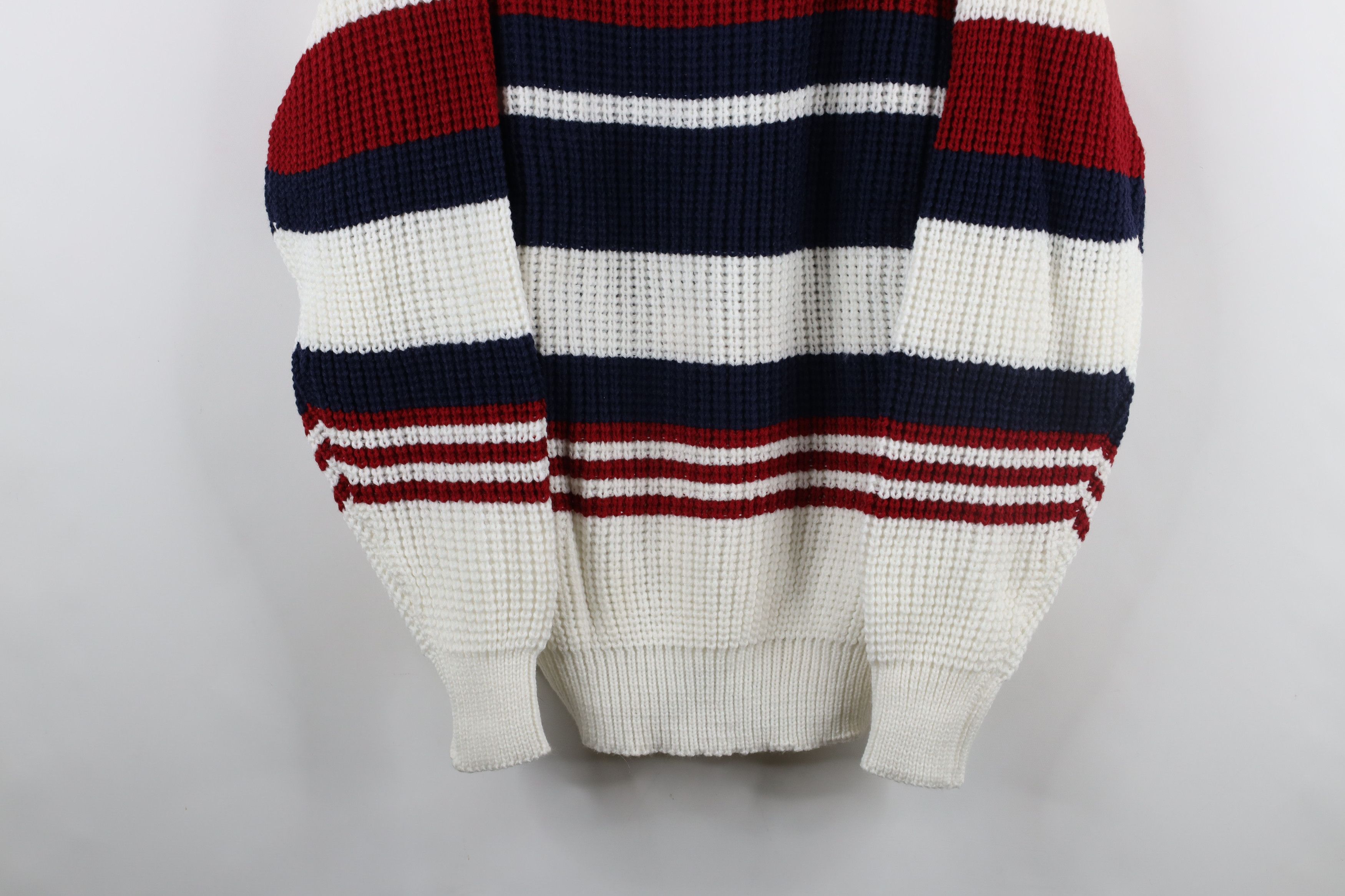 Vintage Deadstock Vintage 90s Streetwear Chunky Ribbed Knit Sweater Size US M / EU 48-50 / 2 - 3 Thumbnail