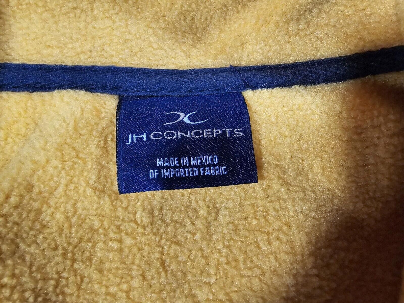 Designer United We Stand Wisconsin USA yellow Fullzip vest LARGE Size US L / EU 52-54 / 3 - 3 Thumbnail