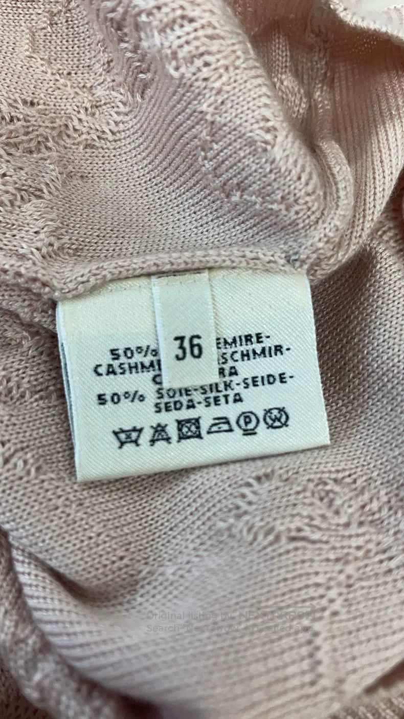 Hermes Hermes Light pink sleeveless knitted dress Size XS / US 0-2 / IT 36-38 - 4 Thumbnail