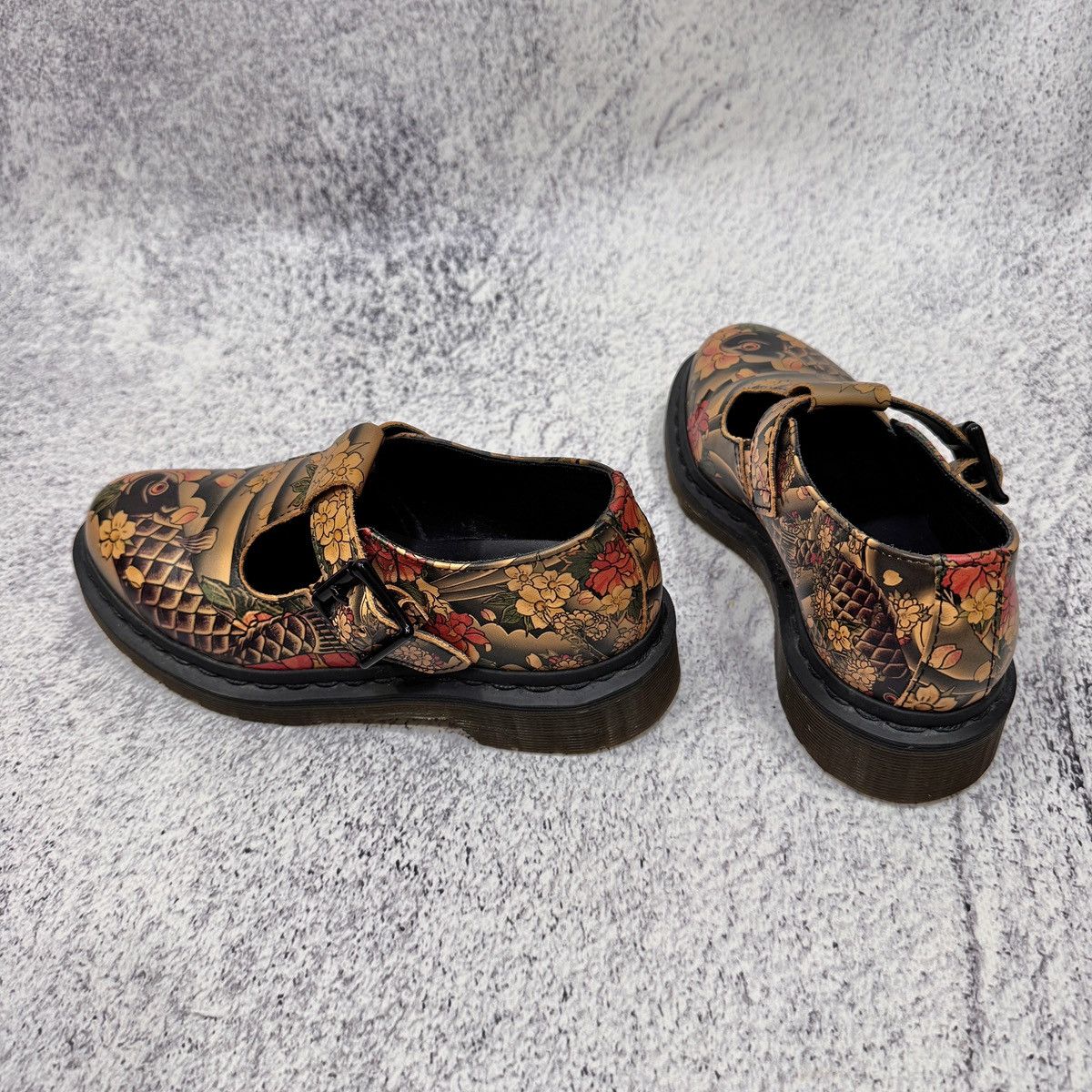 Dr. Martens Dr. Martens Polley Mary Jane Japanese Tatoo UK3 EU36 Size US 6 / IT 36 - 5 Thumbnail