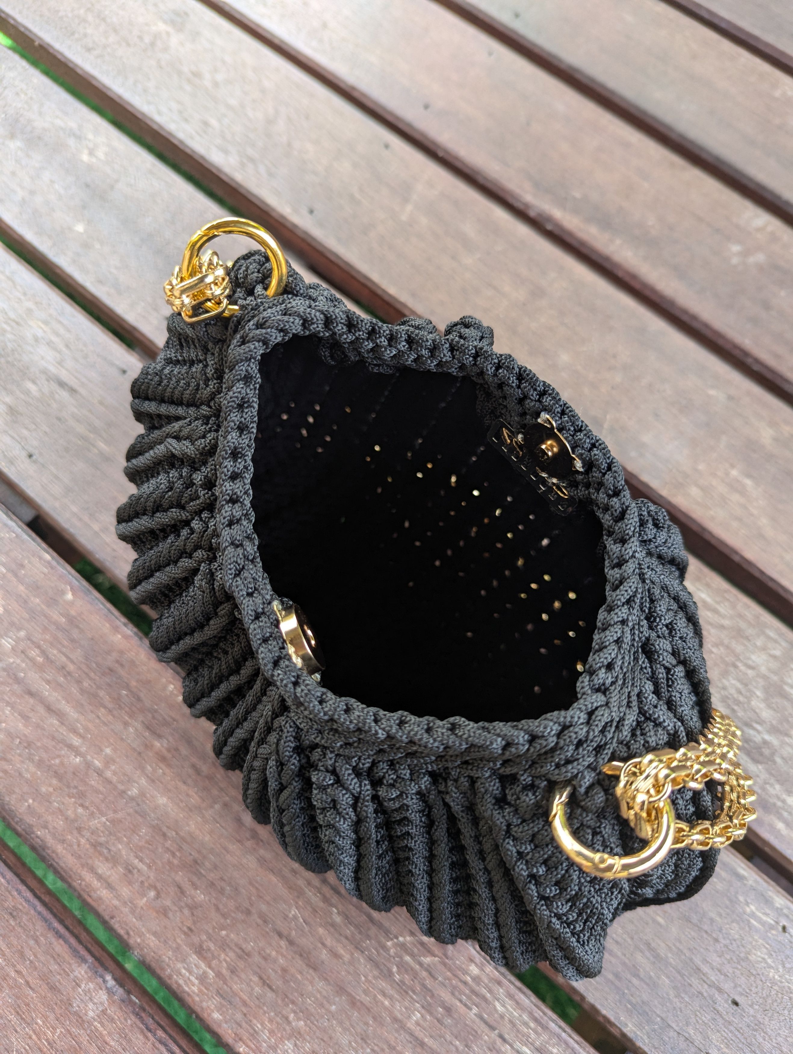 Art Comes First × Handmade Shoulder Bag Crochet Hand Made Size ONE SIZE - 4 Thumbnail