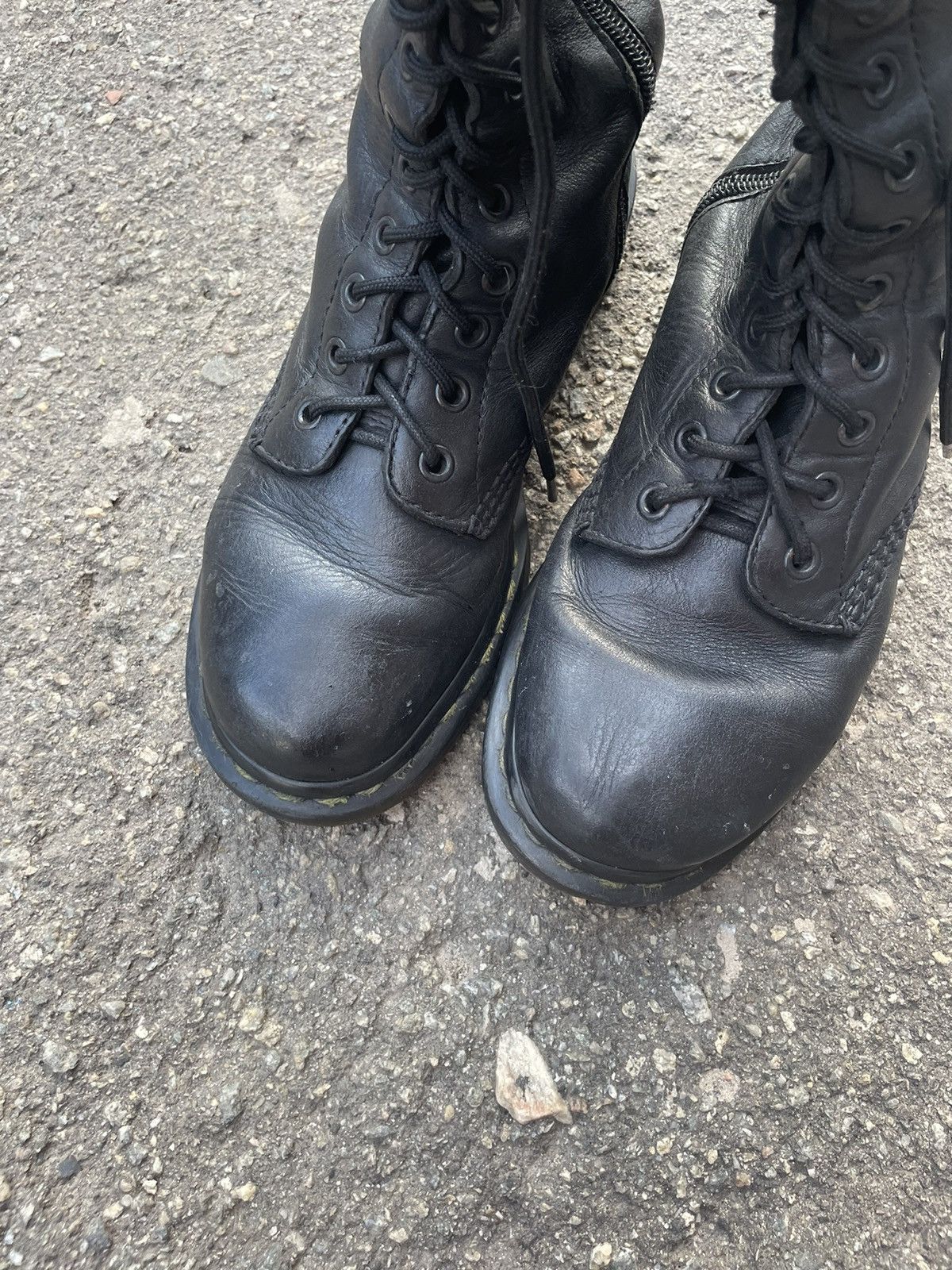 Dr. Martens × New Rock Dr martens black leather boots high new rock undercover Size US 6 / IT 36 - 6 Thumbnail