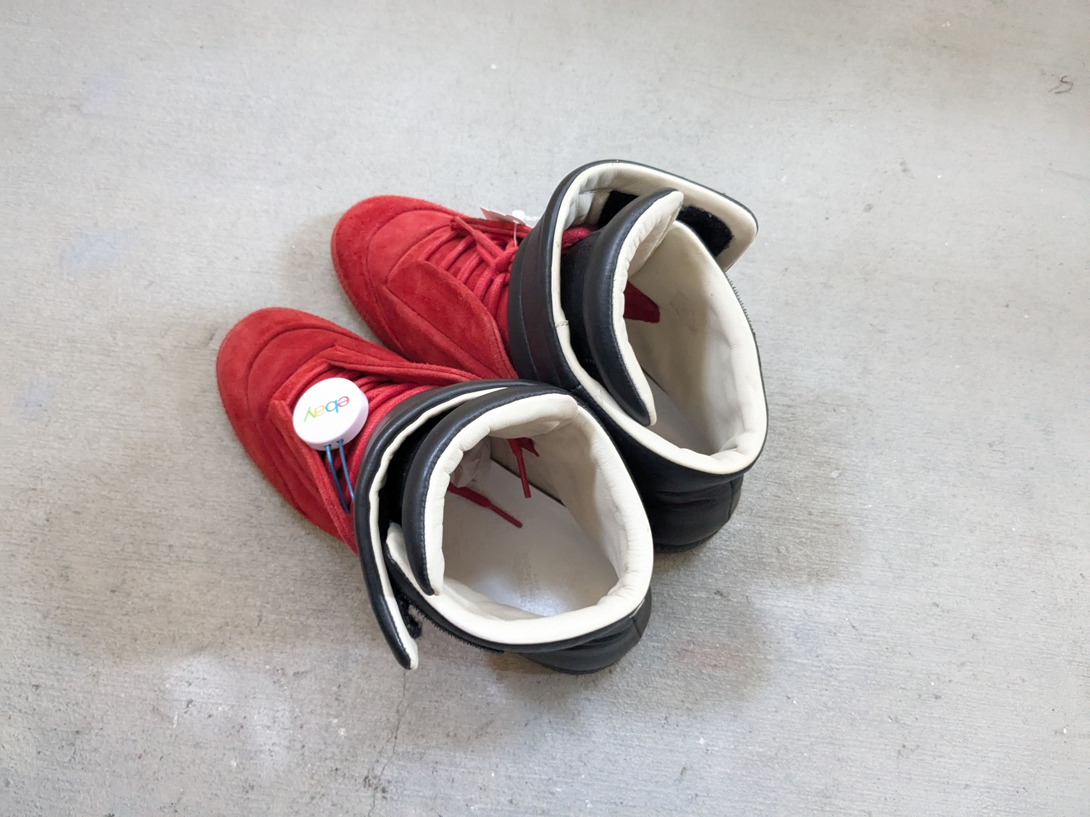 Maison Margiela Maison Margiela Future High Tops Red Black 8 41 Suede Size US 8 / EU 41 - 10 Thumbnail