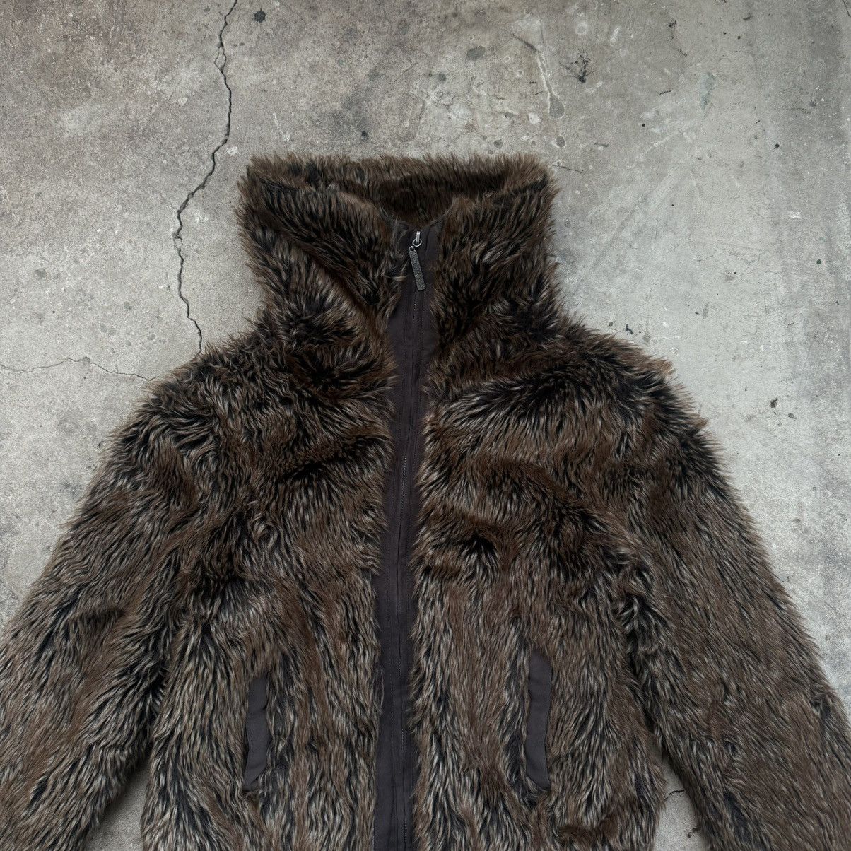Hysteric Glamour Vintage Kenvelo Brown Faux Fur Bomber Jacket Size S / US 4 / IT 40 - 3 Thumbnail