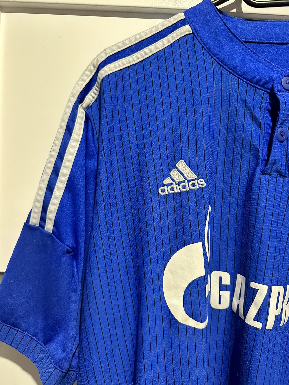 Adidas 2015 Schalke 04 adidas soccer jersey shirt football home Size US XL / EU 56 / 4 - 3 Thumbnail