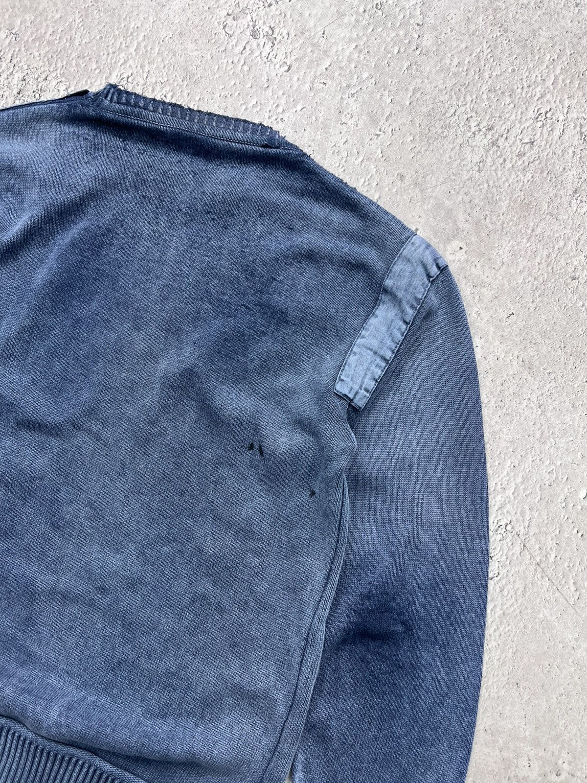 Emporio Armani VINTAGE STRIPPED EMPORIO ARMANI HYPE SWEATER Y2K Size US L / EU 52-54 / 3 - 10 Thumbnail