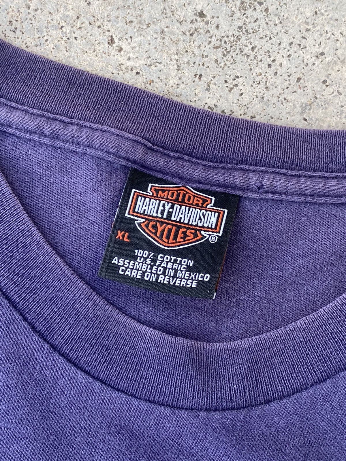 Harley Davidson Faded Harley Davidson Flamed Eagle Tshirt Size US L / EU 52-54 / 3 - 6 Thumbnail