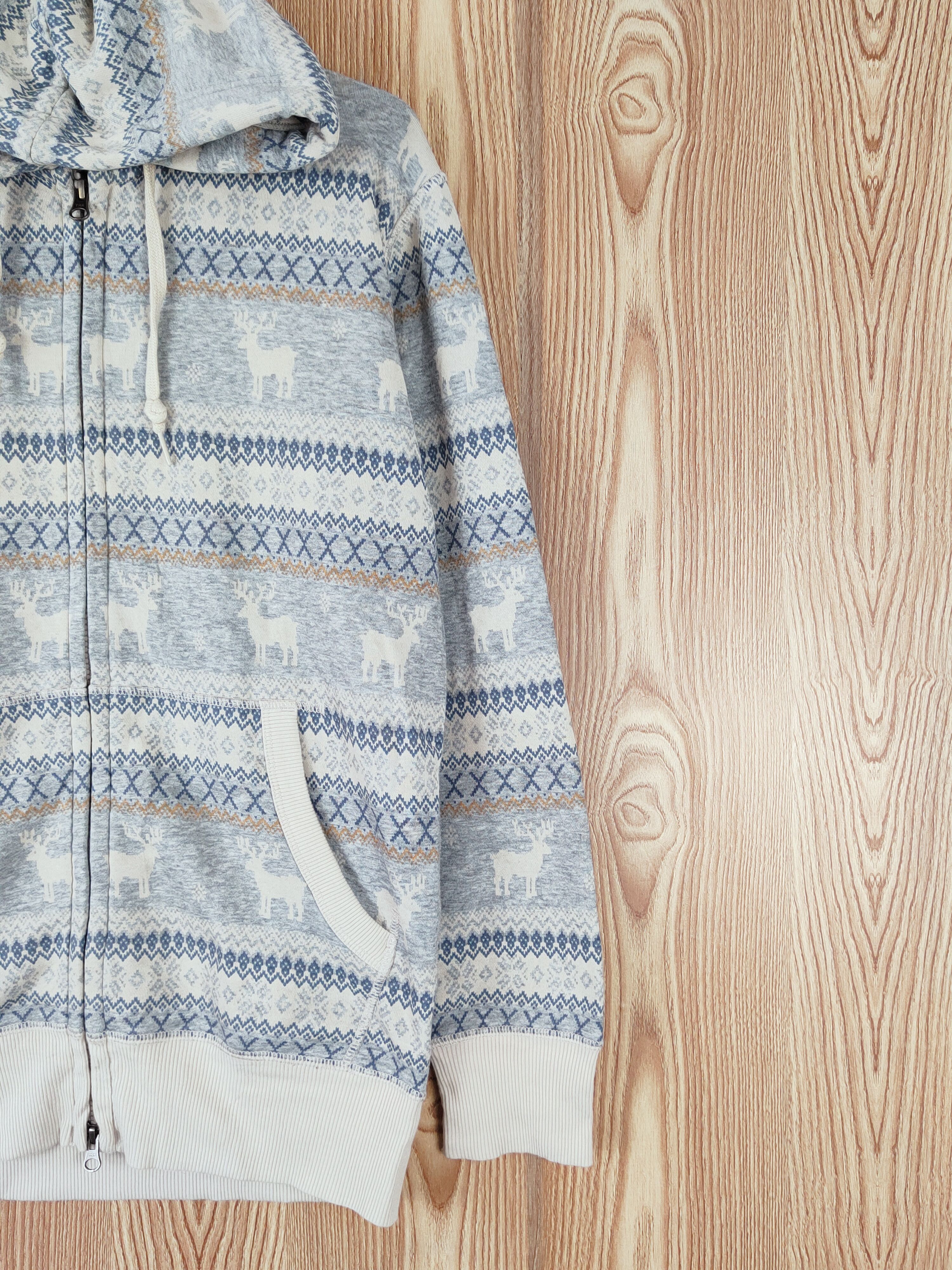 Uniqlo × Vintage Vintage Art Design 💥 Uniqlo Gray Hoodie Sweaters Size US L / EU 52-54 / 3 - 5 Thumbnail