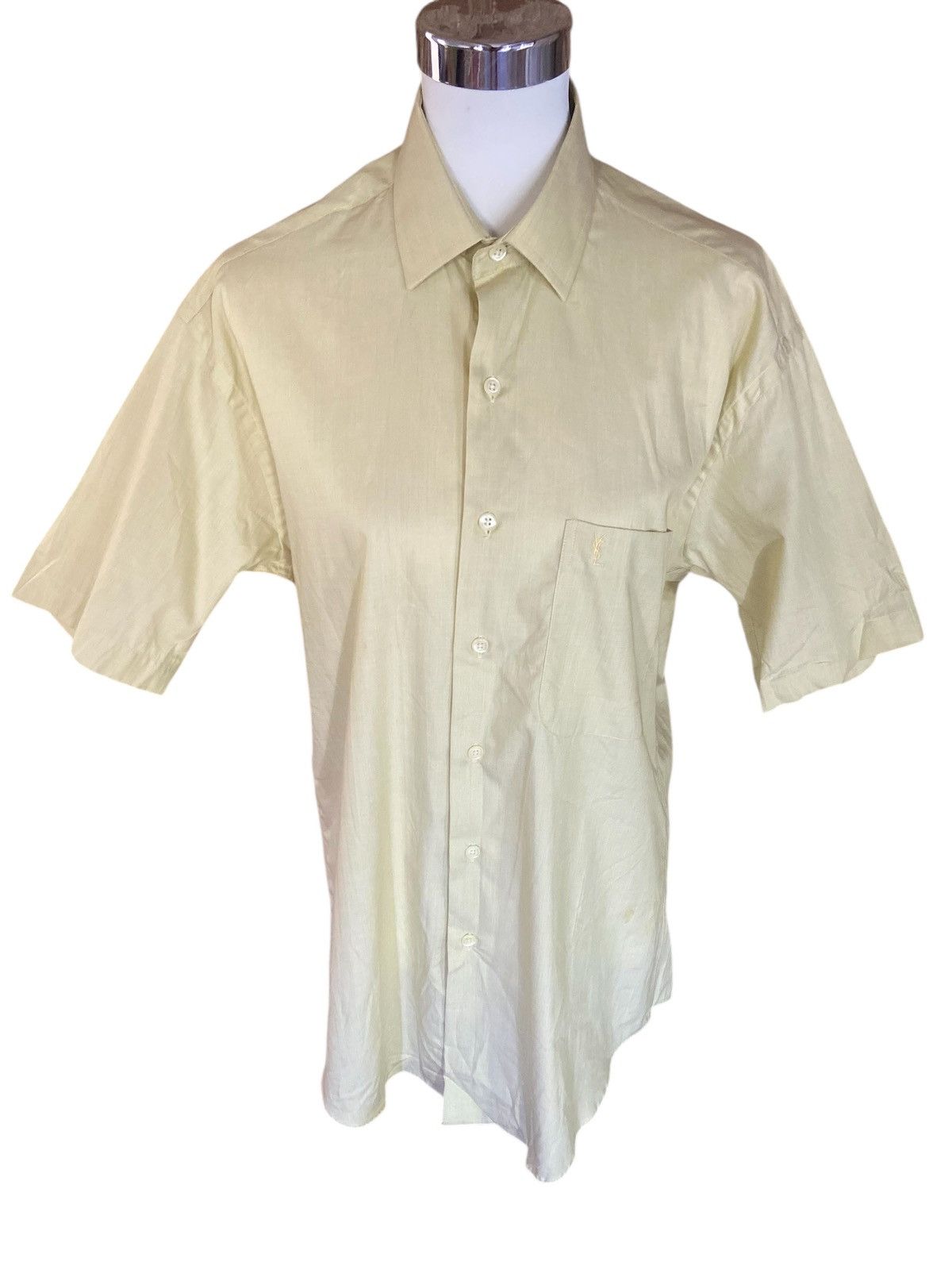 Yves Saint Laurent Vintage Shirt Yves saint Laurent Size US M / EU 48-50 / 2 - 2 Thumbnail