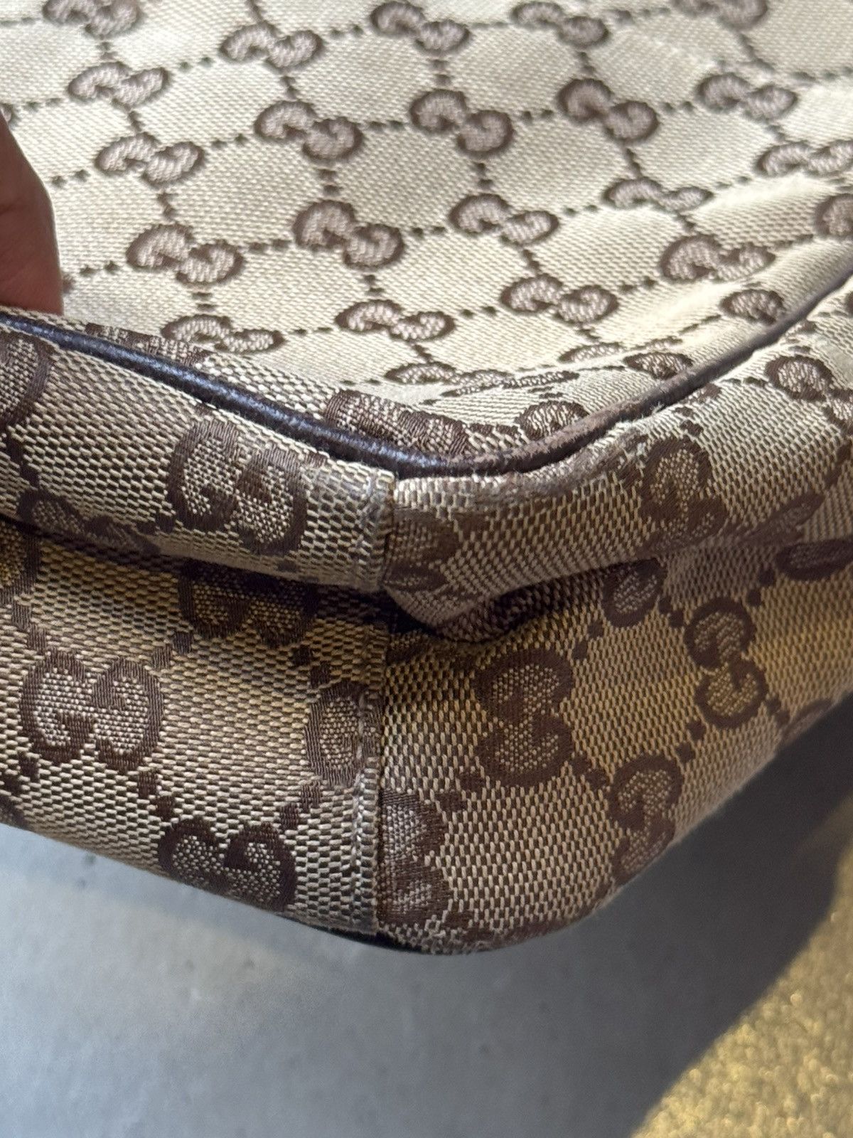 Gucci GUCCI shoulder bag GG canvas Brown Size ONE SIZE - 4 Thumbnail
