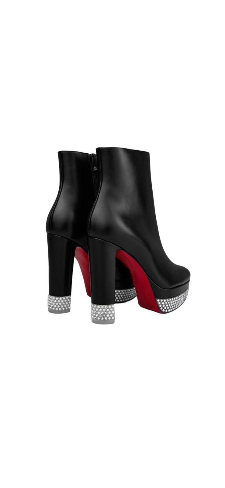 Christian Louboutin Christian Louboutin CASSANDRIBOOTY LEATHER ANKLE BOOTS Size US 6 / IT 36 - 4 Thumbnail