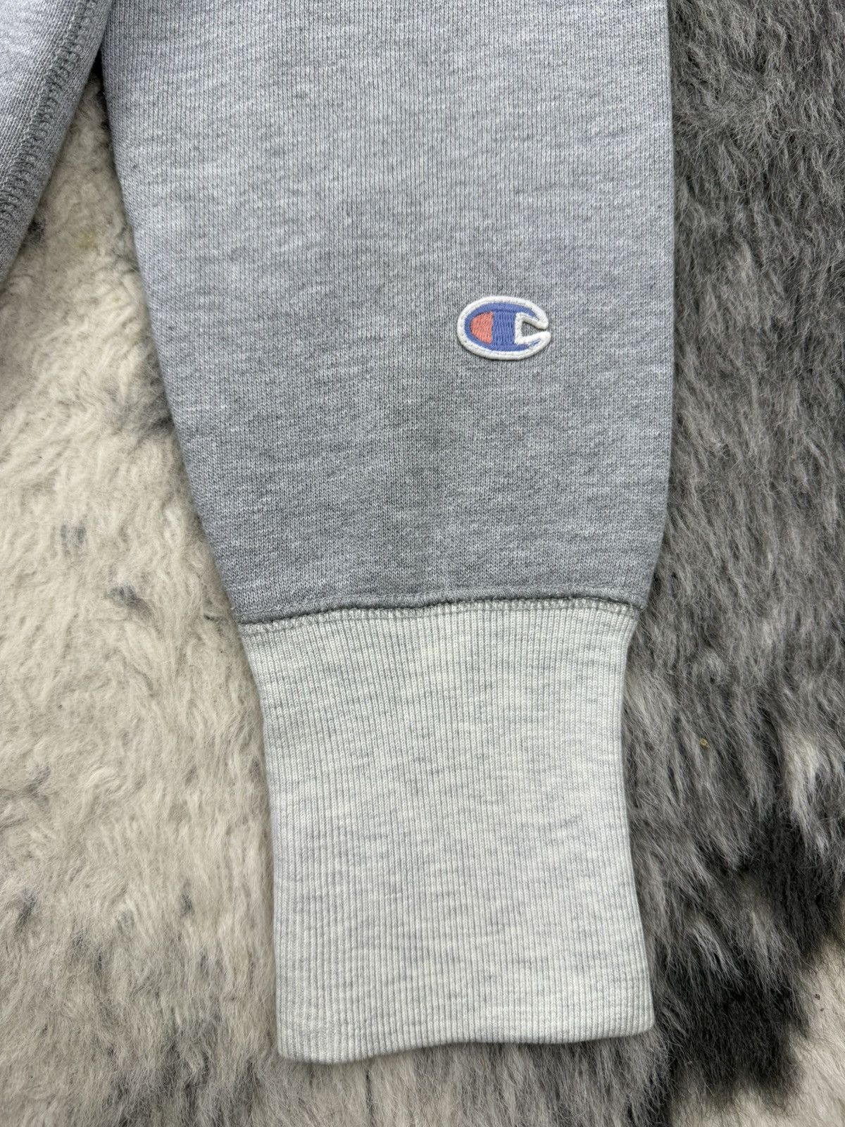 Champion 1950s Champion Running Man Tag Two Tone Afterhood Hoodie Size US M / EU 48-50 / 2 - 9 Thumbnail