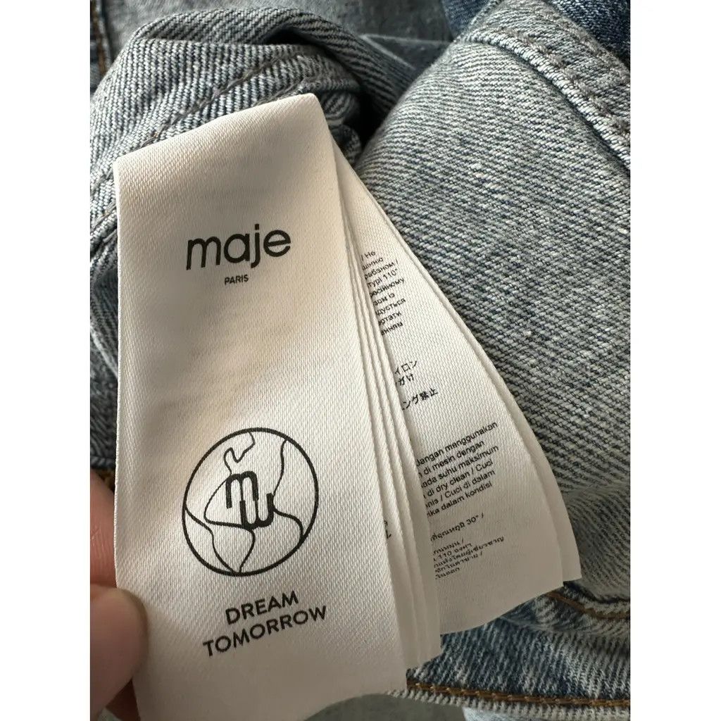 Maje New denim jacket Maje Size S / US 4 / IT 40 - 9 Thumbnail