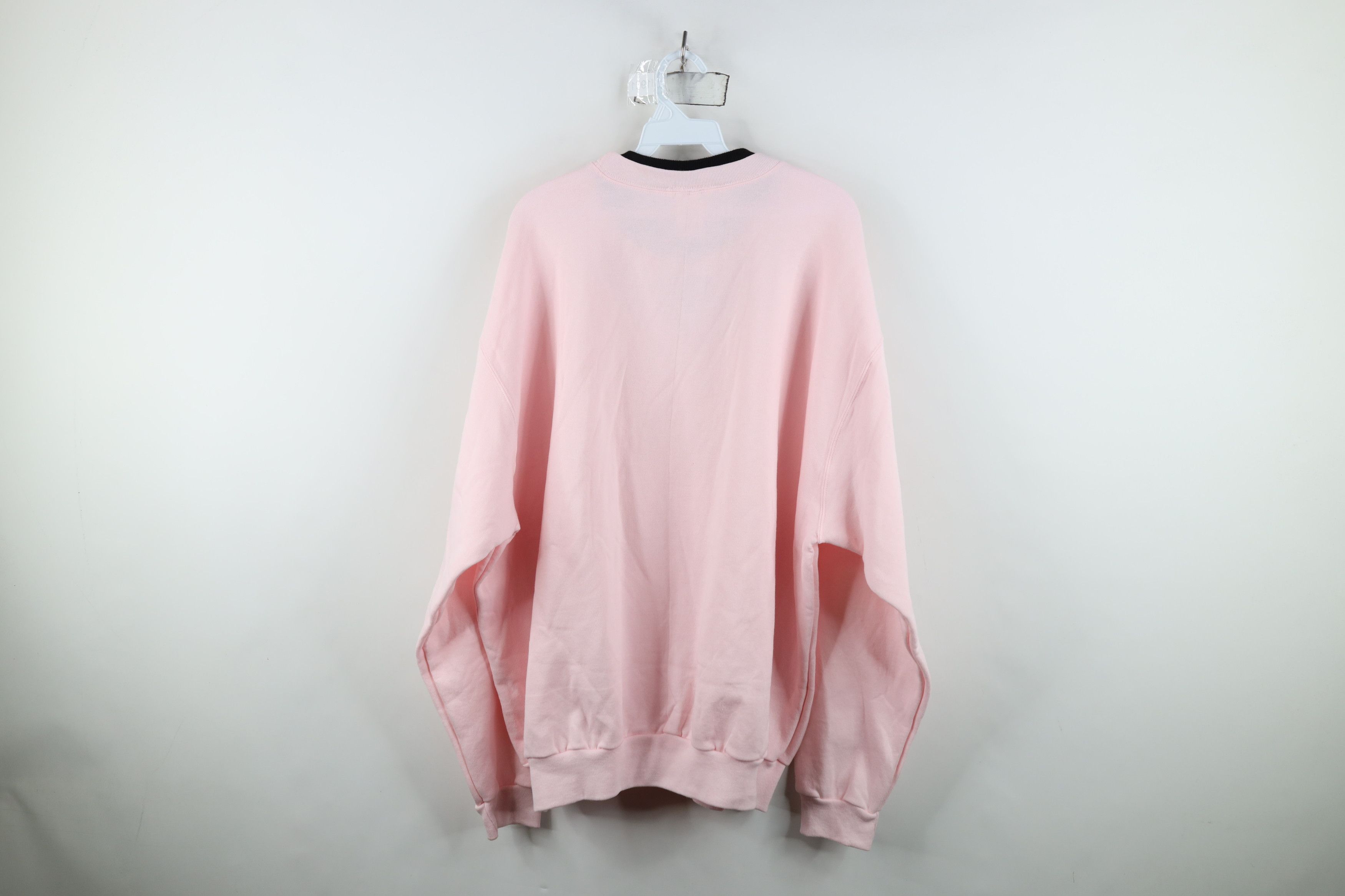 Vintage Vintage 90s Streetwear Flower Heart Grandma Sweatshirt Pink Size 3XL / US 20-22 - 10 Thumbnail