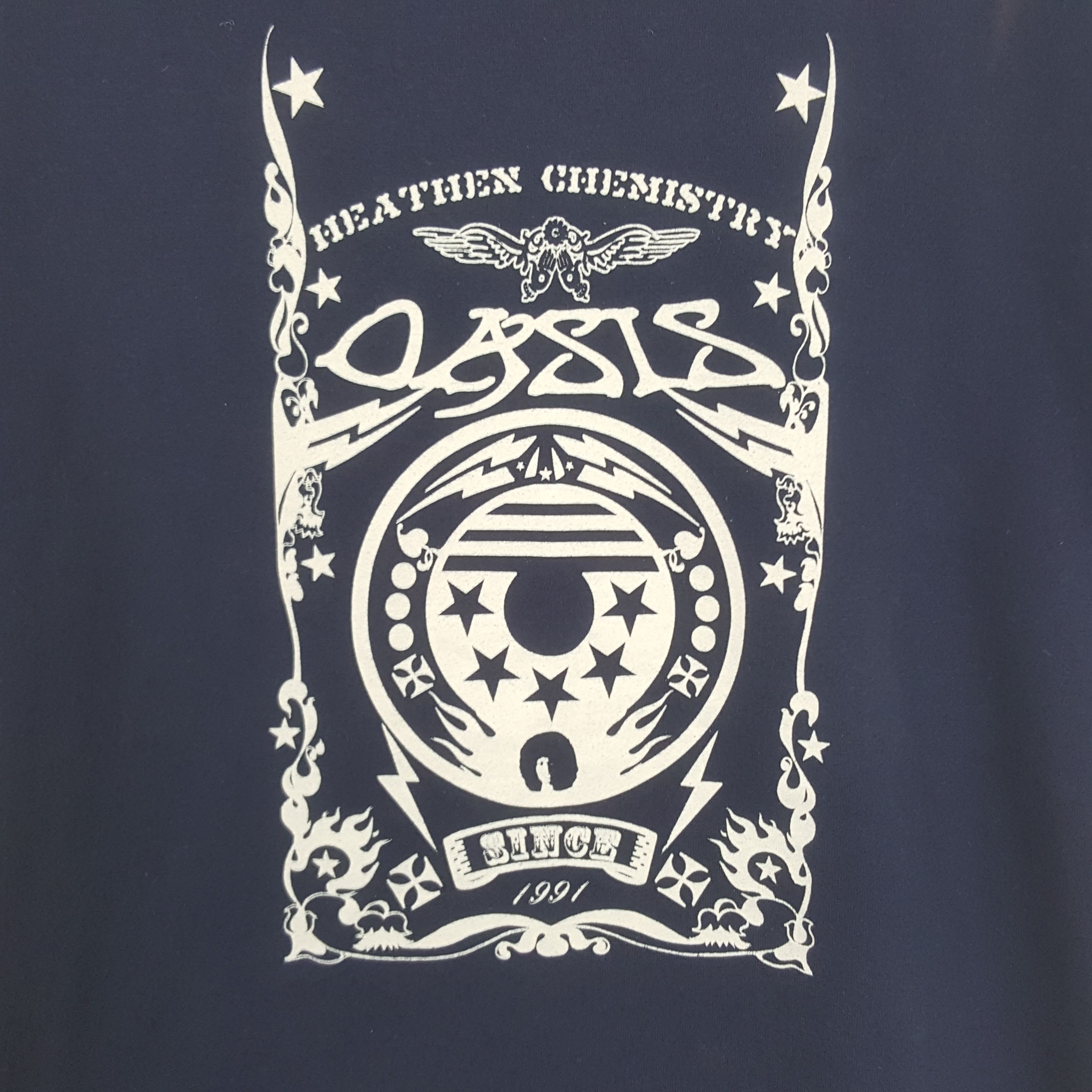 Band Tees Vintage Oasis Heathen Chemistry American Rock Band Tshirt Size US S / EU 44-46 / 1 - 2 Thumbnail