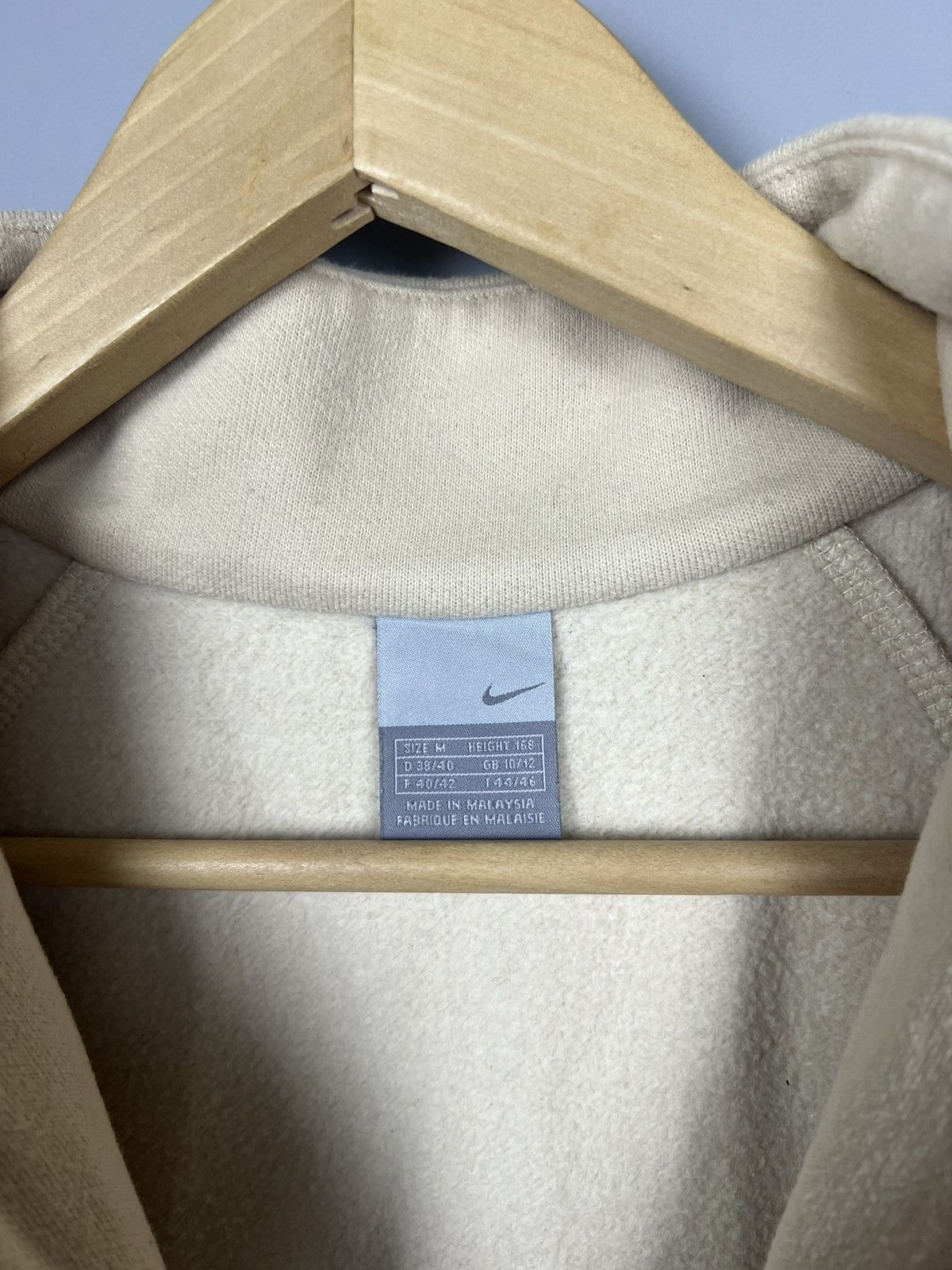 Nike × Vintage Vintage Nike Zip sweatshirt Solo Swoosh 2000s Y2K Size M / US 6-8 / IT 42-44 - 4 Thumbnail