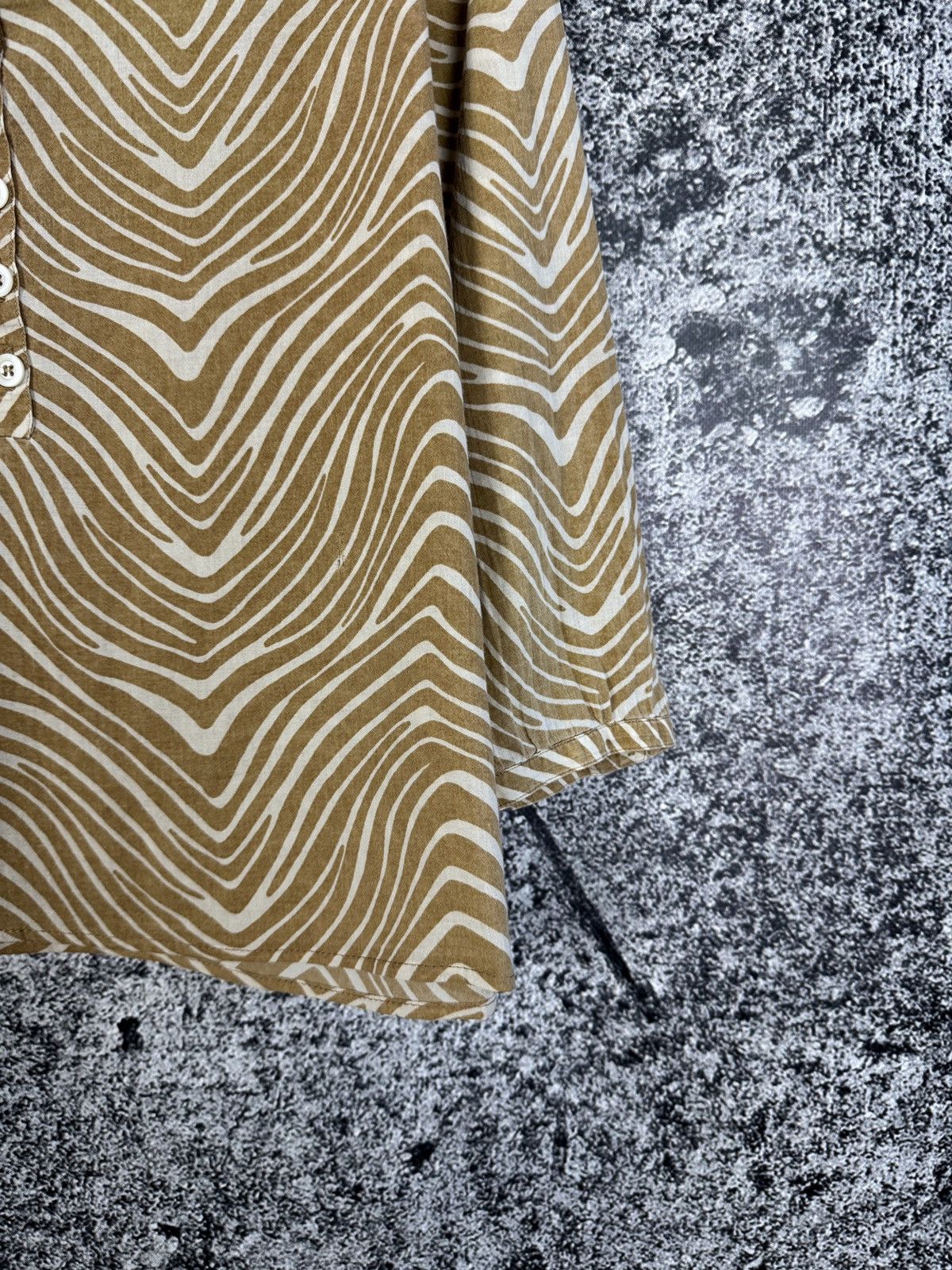 A.P.C. A.P.C. Zebra Print Blouse Long Sleeve Rue Madame Paris XS Size XS / US 0-2 / IT 36-38 - 5 Thumbnail