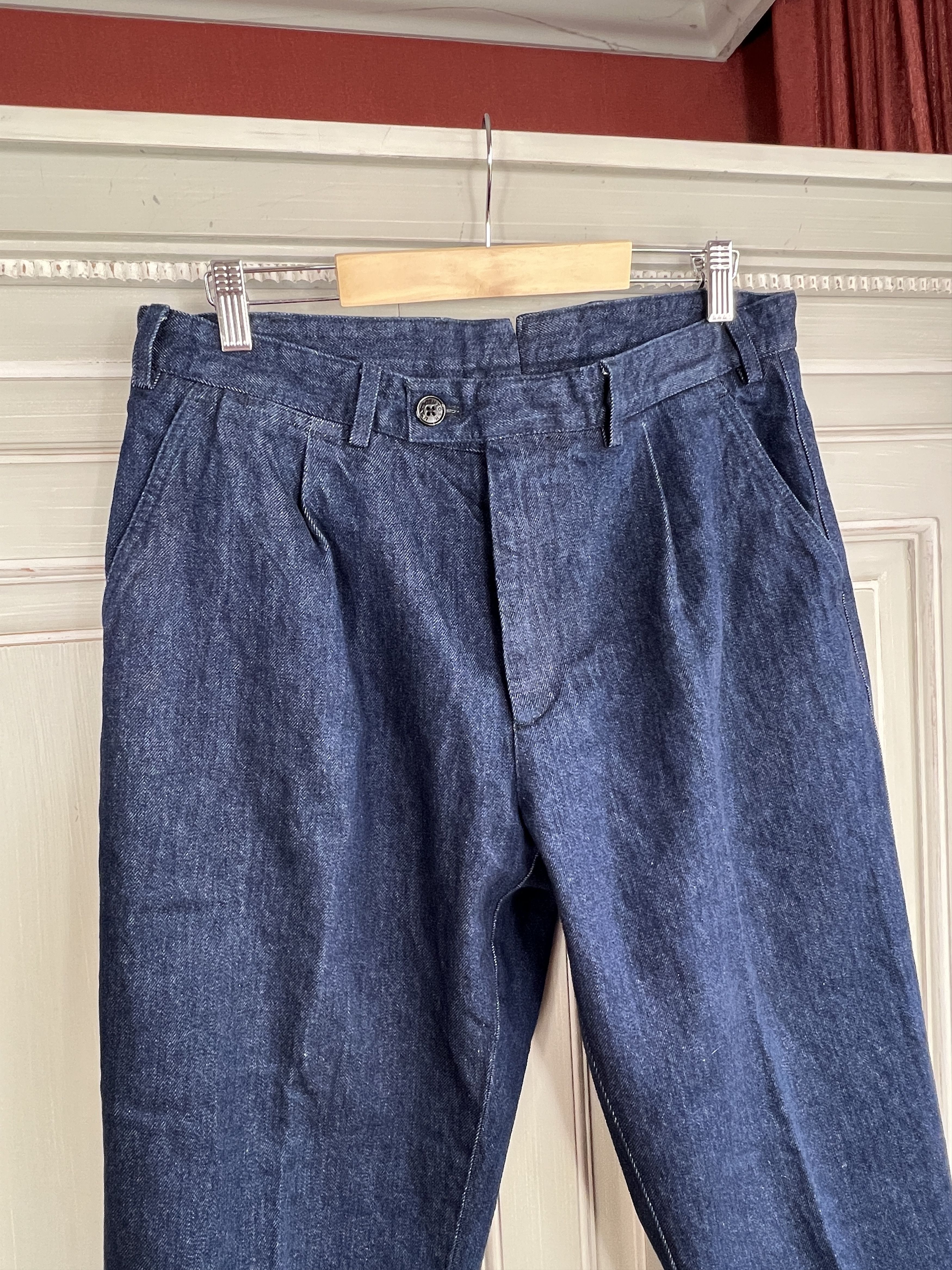 Mackintosh MACKINTOSH THE STANDARD DENIM TROUSERS Size US 32 / EU 48 - 3 Thumbnail