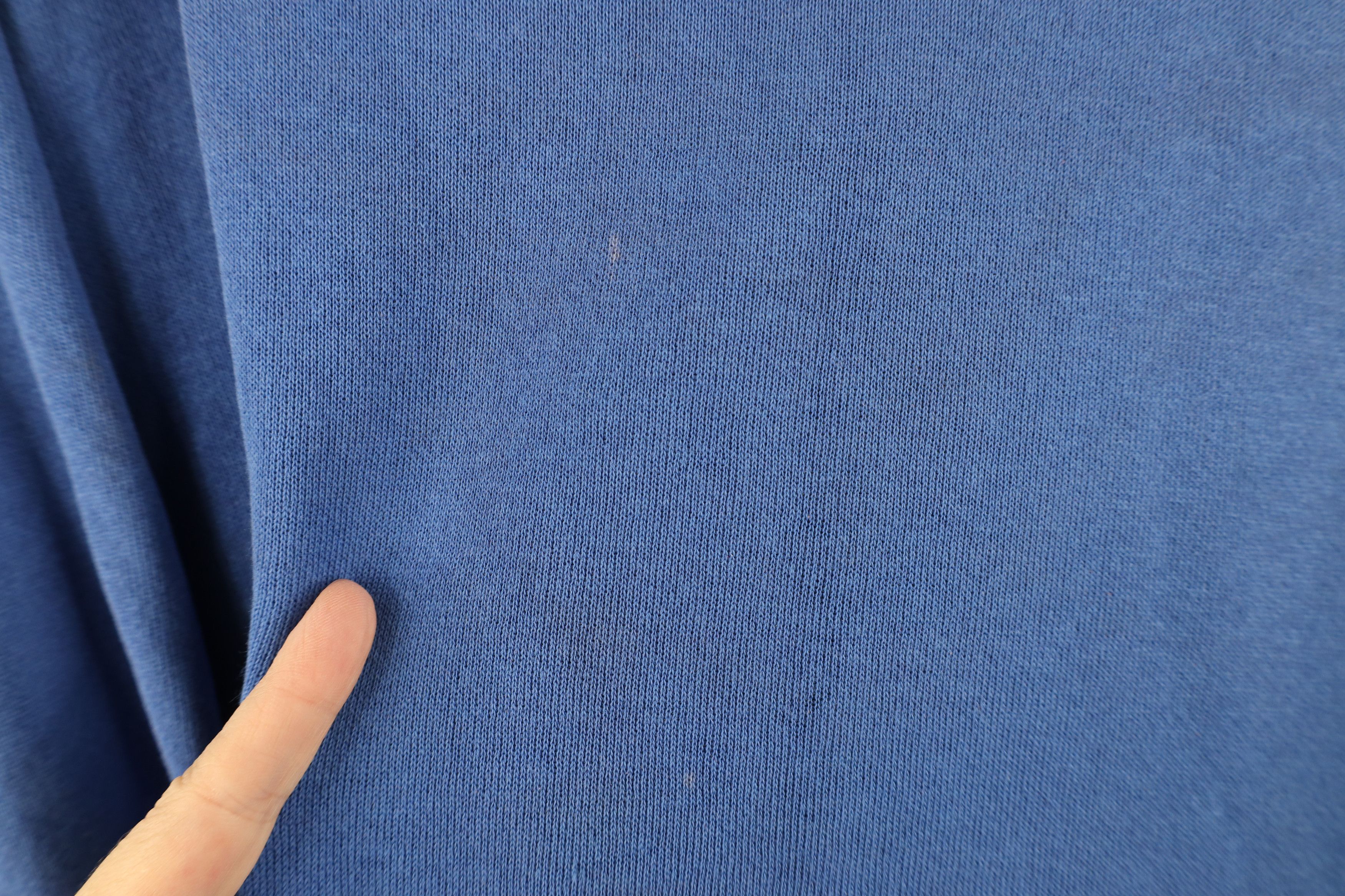 Vintage Vintage 90s Streetwear Thin Blank Sweatshirt Royal Blue USA Size US XL / EU 56 / 4 - 8 Thumbnail