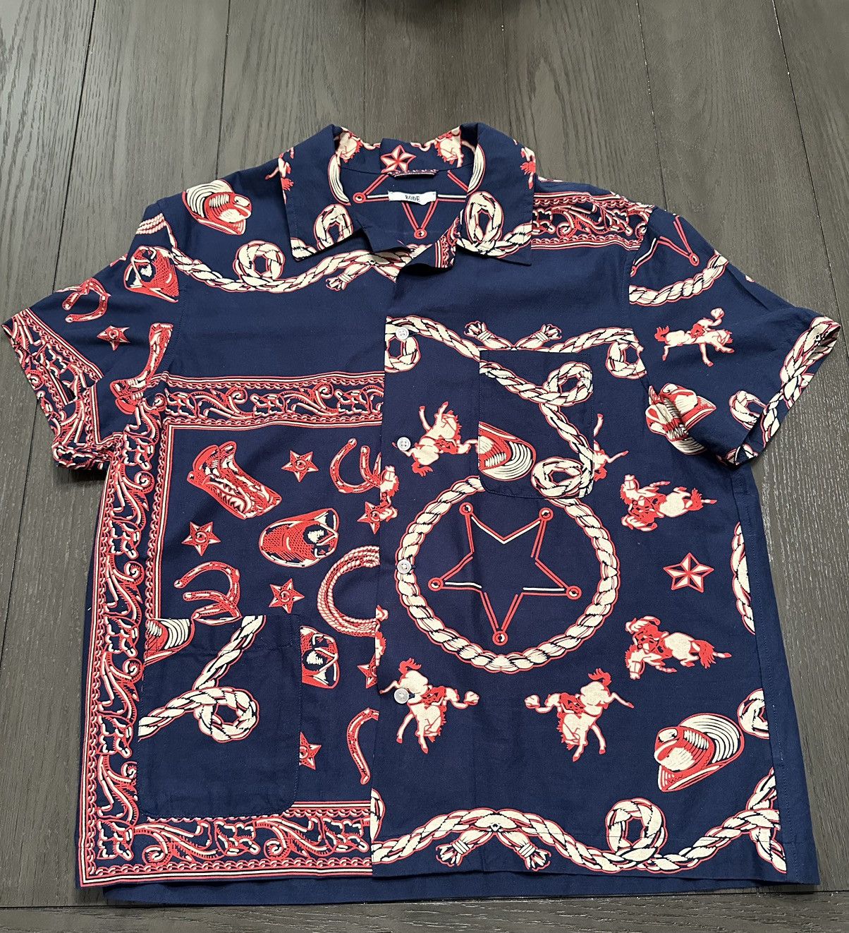 Bode Western Cowboy Themed Button up Size US M / EU 48-50 / 2 - 1 Thumbnail