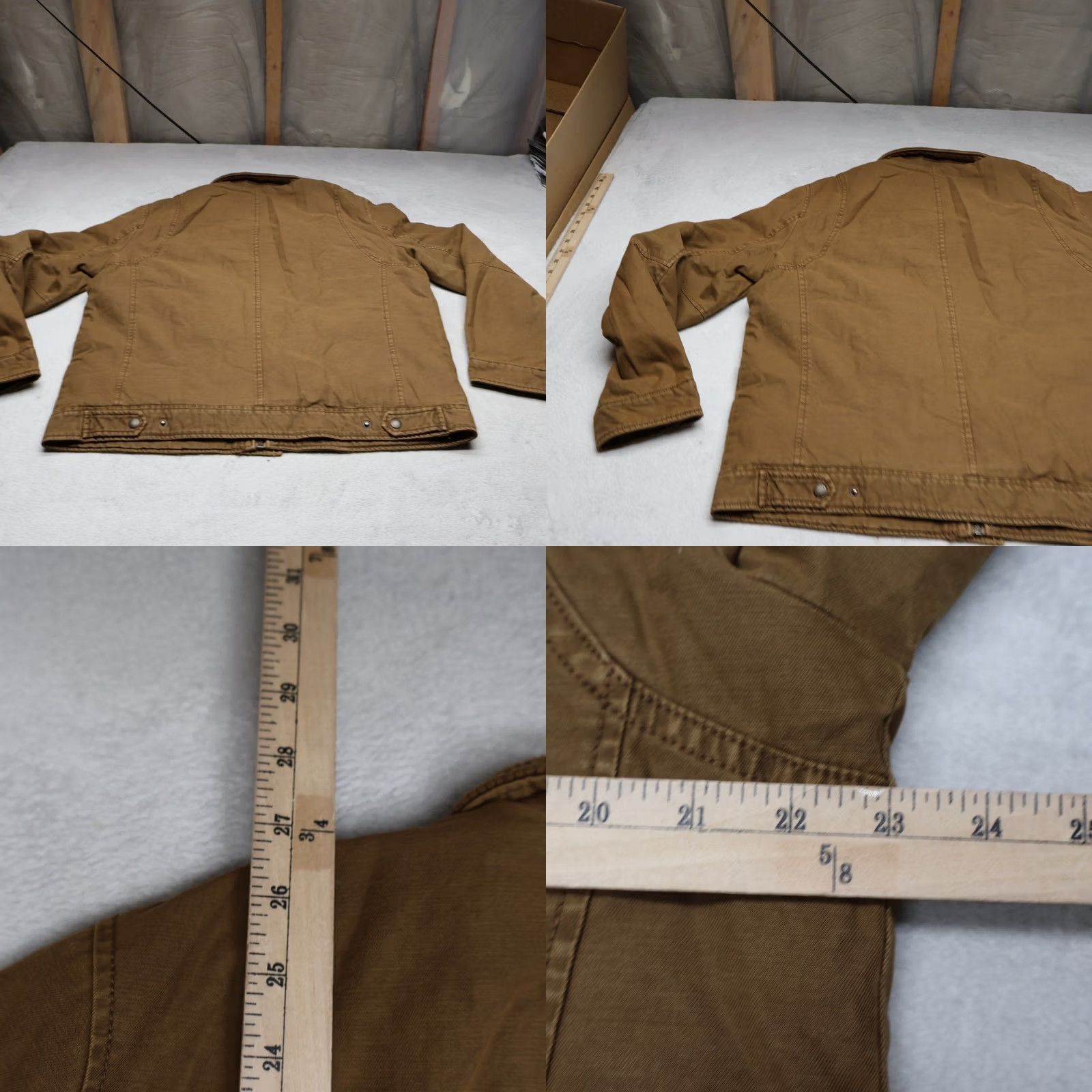 Levi's Levis Jacket Mens Medium Brown Canvas Quilt Lined Utility Field Trucker Size US M / EU 48-50 / 2 - 9 Thumbnail