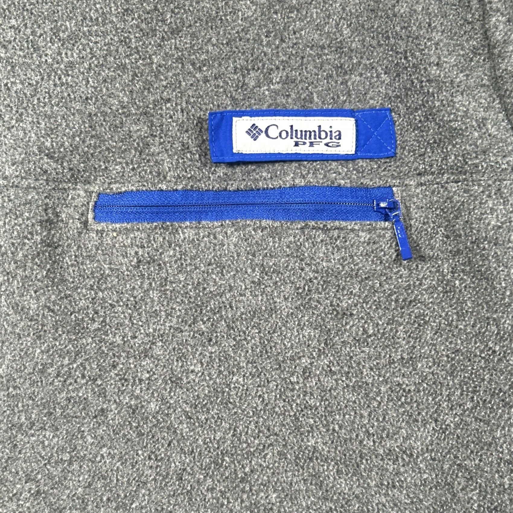 Vintage Columbia PFG Fleece Jacket Mens XXL Pullover Gray Half Snap Zip Pocket Size US XXL / EU 58 / 5 - 4 Thumbnail