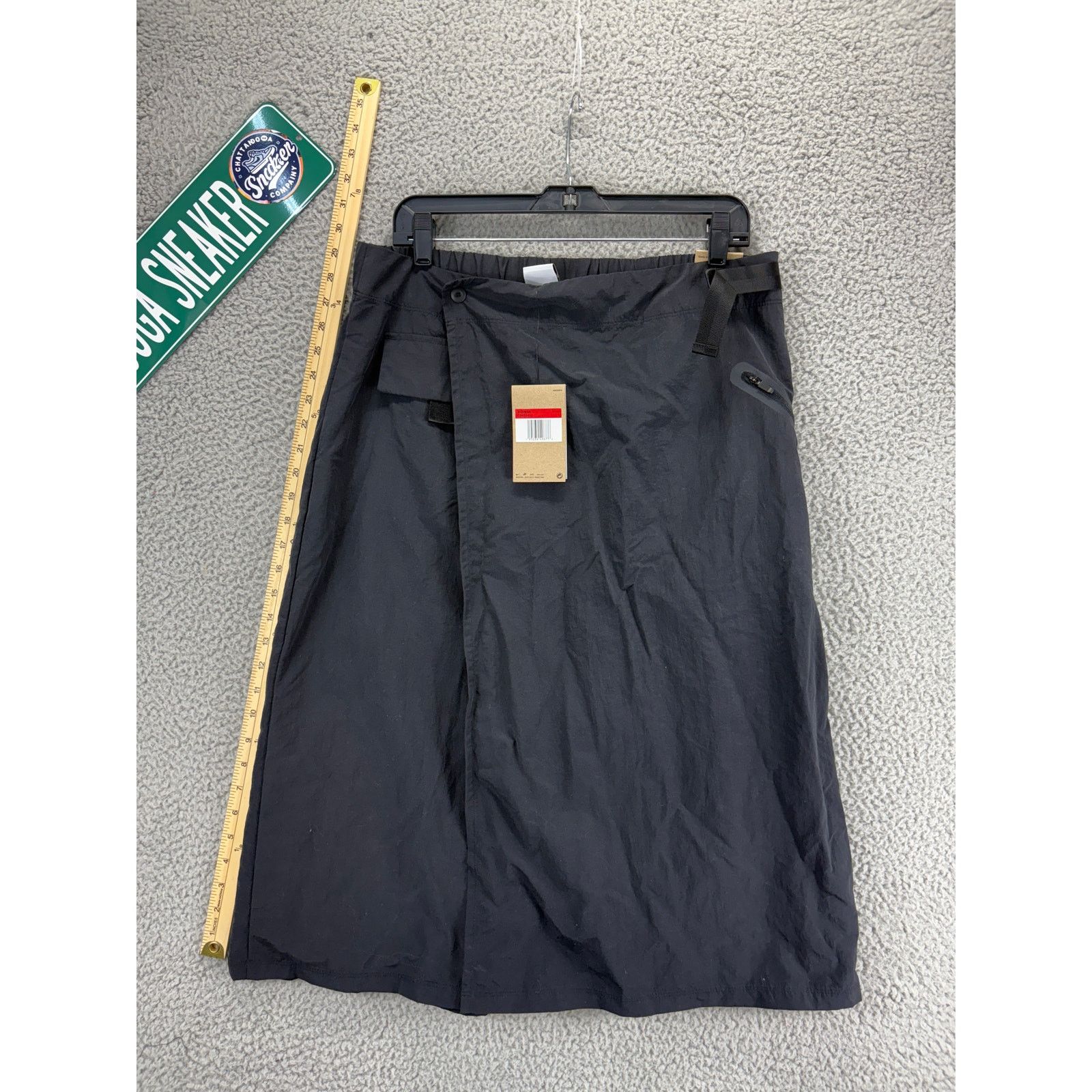 Nike Nike x Damen Wickel Rock Tech Pack Wrap Midi Skirt Womens L Size 30" / US 8 / IT 44 - 5 Thumbnail