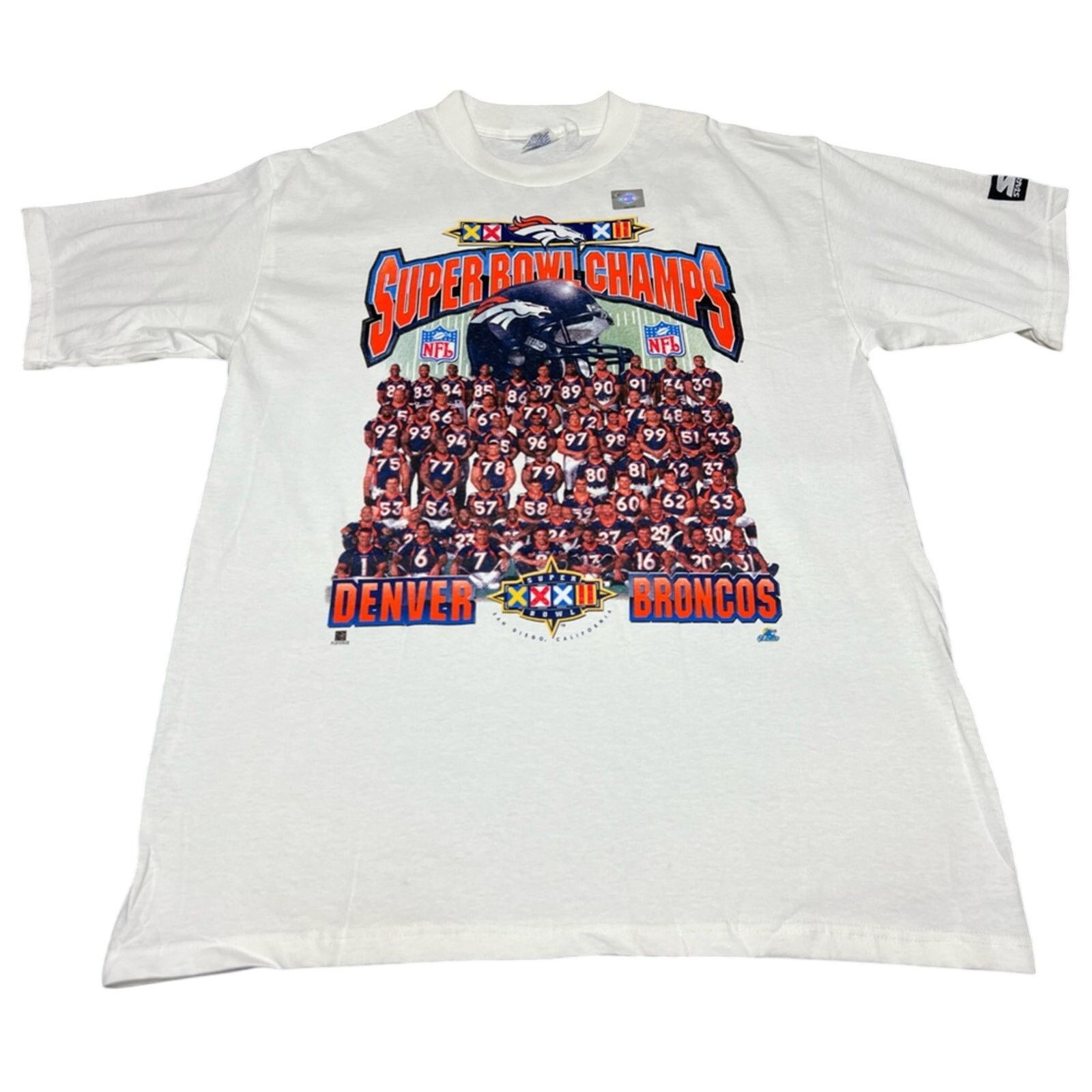 Starter Vintage Starter 90s SUPER BOWL XXXII Denver Broncos Shirt Size US L / EU 52-54 / 3 - 1 Thumbnail