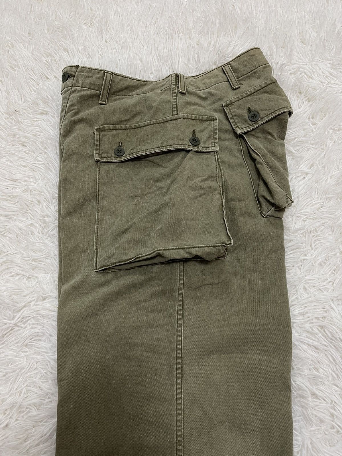 Schott Schott Monkey Baggy Military Style Vintage Cargo Pants Size US 30 / EU 46 - 17 Thumbnail