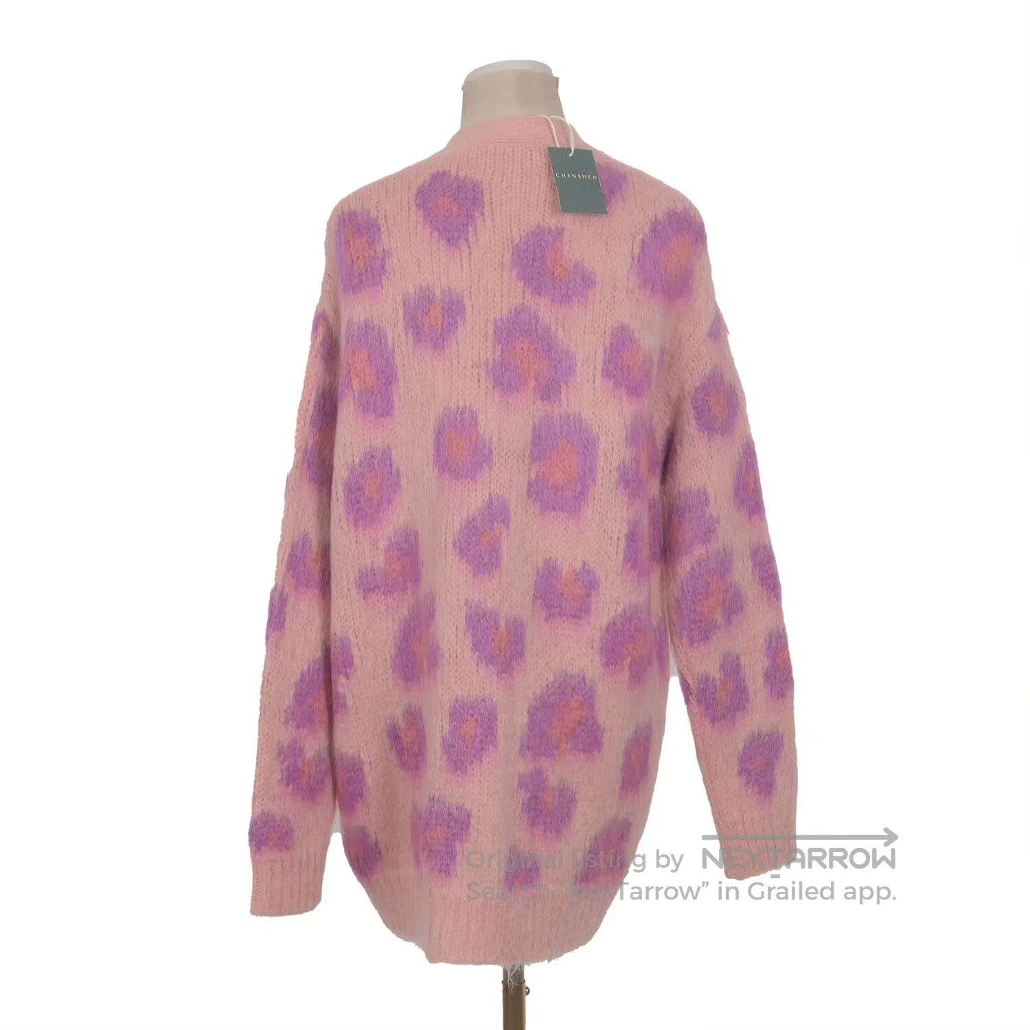 Miu Miu Miu Miu Leopard Mohair Cardigan. Size S / US 4 / IT 40 - 2 Thumbnail