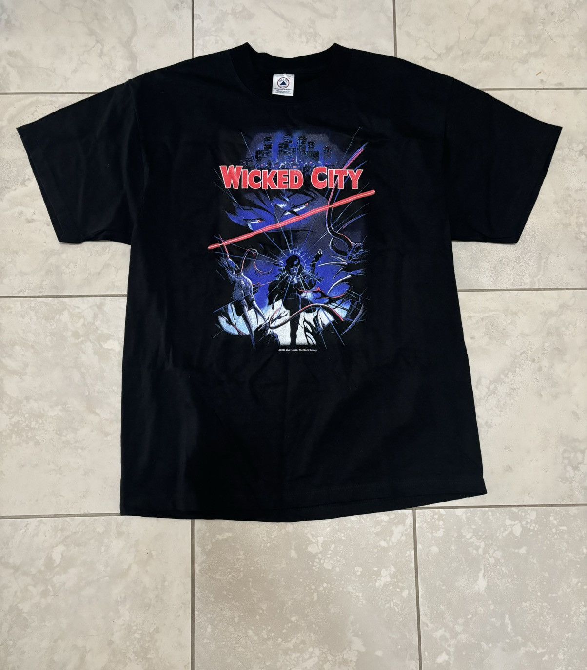 Vintage Rare Vintage Wicked City Movie Anime T Shirt Size US L / EU 52-54 / 3 - 1 Thumbnail