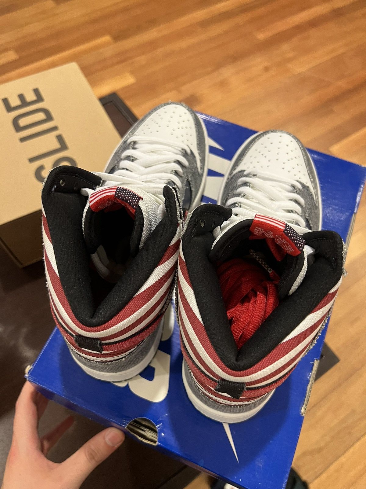 Nike 2010 Nike dunk high premium SB ‘Born in the USA’ Size US 11 / EU 44 - 9 Thumbnail