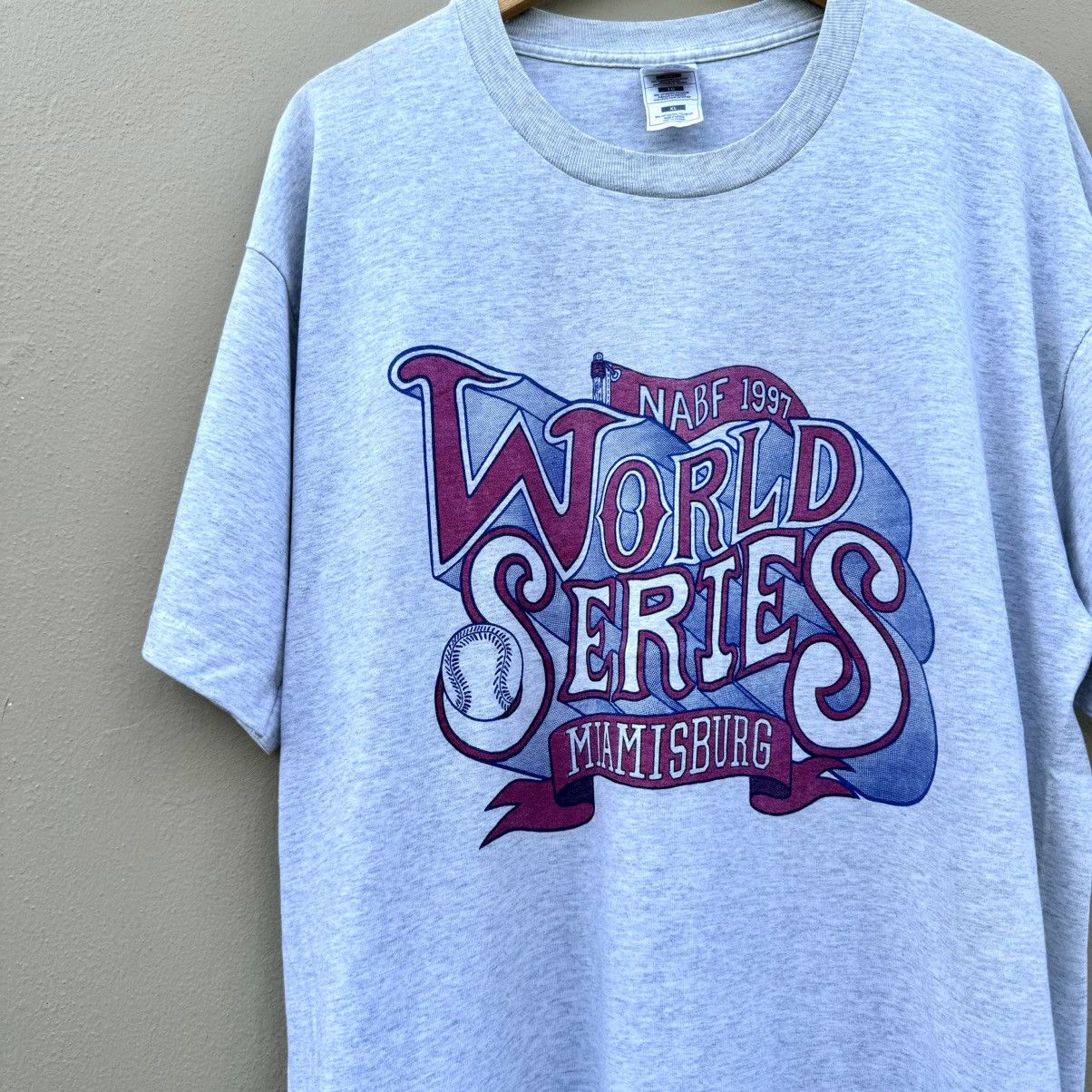 NFL × Vintage Vintage world series miamisburg 90s tee Size US XL / EU 56 / 4 - 2 Thumbnail
