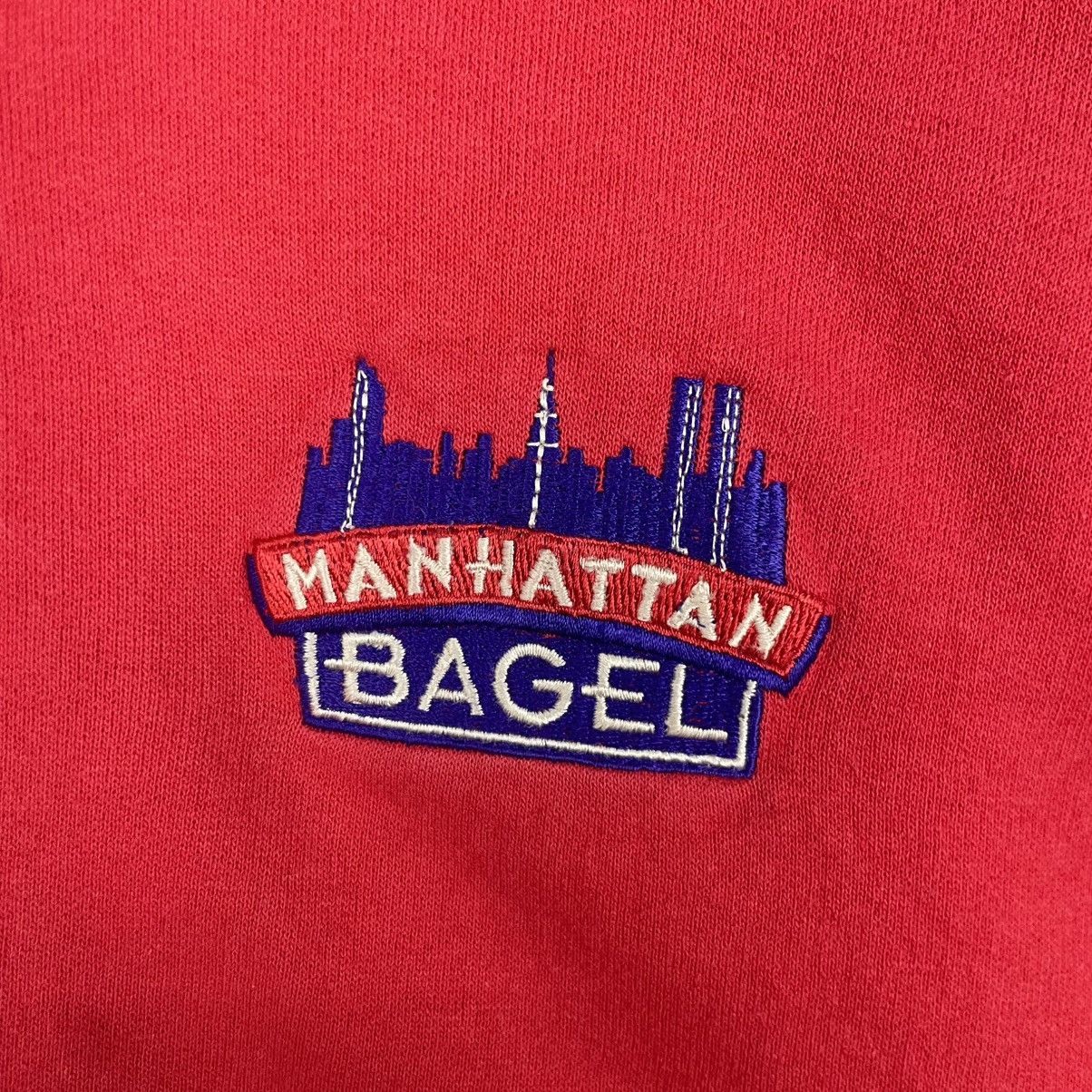 Designer × Vintage Vintage Hoodie/sweater MANHATTAN BAGEL - Size US S / EU 44-46 / 1 - 7 Thumbnail